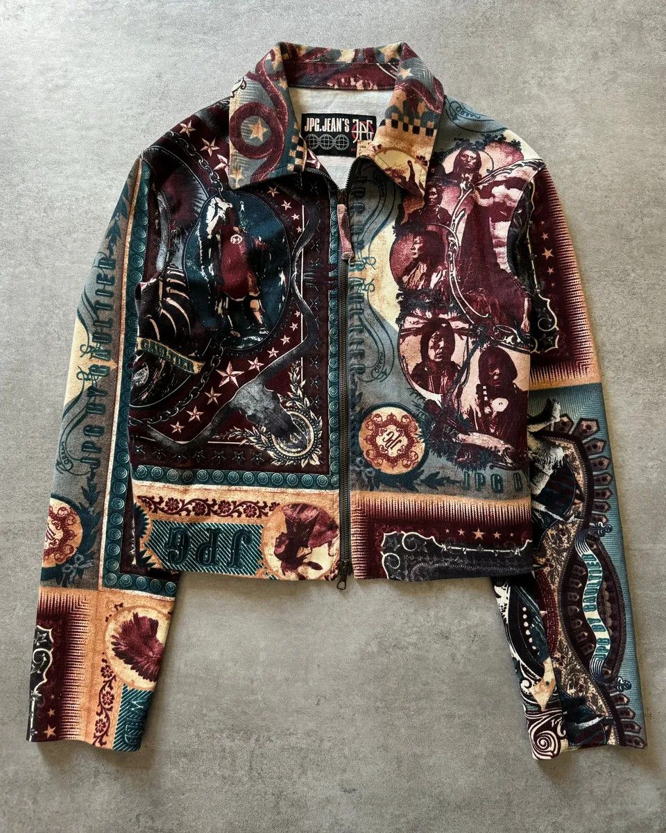 Jean Paul Gaultier × Vintage 1990s Jean Paul Gaultier Native American Indian Contemporary Jacket Size M / US 6-8 / IT 42-44 - 1 Thumbnail