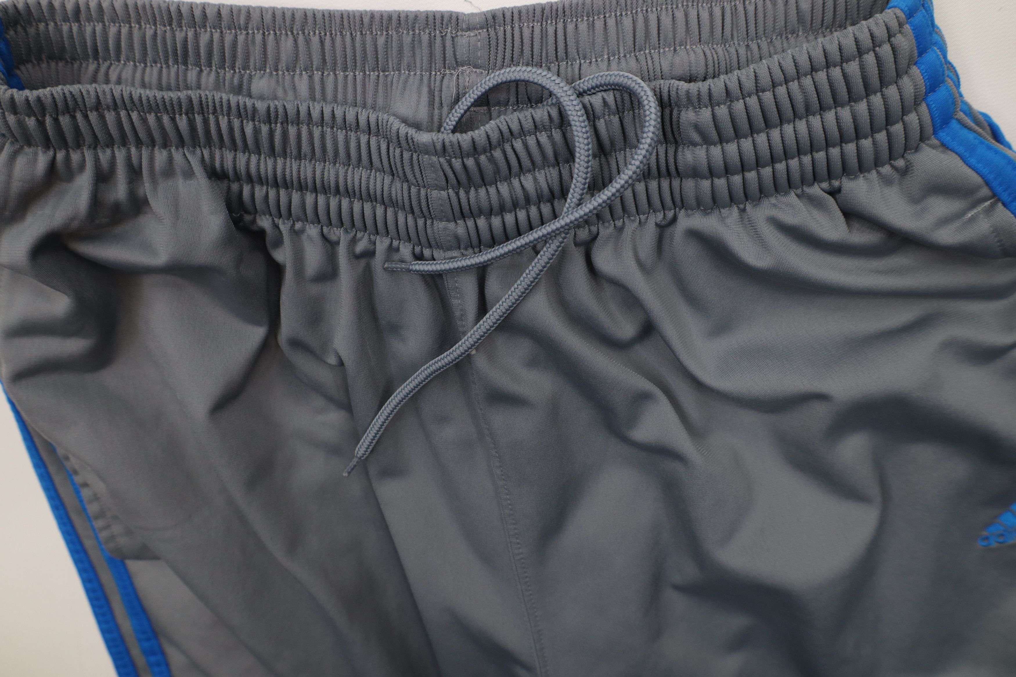 Adidas × Vintage Vintage Y2K Adidas Striped Wide Leg Sweatpants Pants Gray Size US 36 / EU 52 - 10 Thumbnail