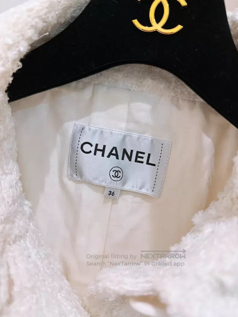 Chanel Chanel Cruise ship series white tweed coat Size XS / US 0-2 / IT 36-38 - 8 Thumbnail