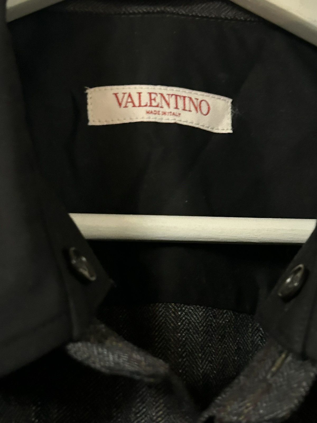 Valentino Valentino wool Double Collar Button Up Size US L / EU 52-54 / 3 - 3 Thumbnail