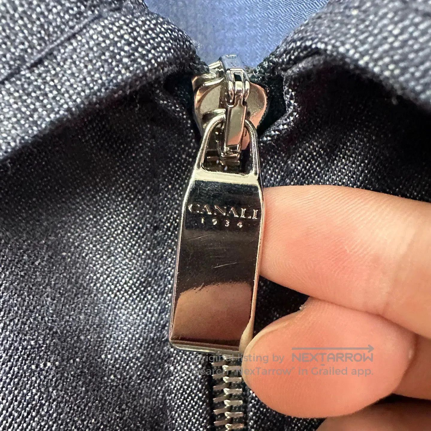 Ermenegildo Zegna Canali Wool Utility Jacket in Excellent Condition. Size US L / EU 52-54 / 3 - 3 Thumbnail