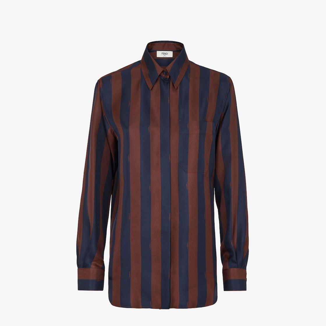 Fendi o1s1wg110525 Shirt in Brown Size XL / US 12-14 / IT 48-50 - 1 Thumbnail