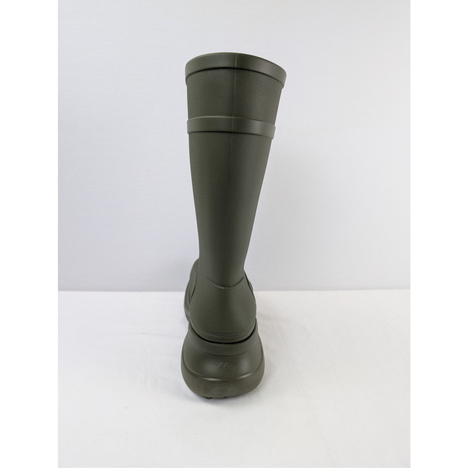 Balenciaga o1rshd1 Rubber Crocs Boot in Army Green Size US 11 / EU 44 - 14 Thumbnail