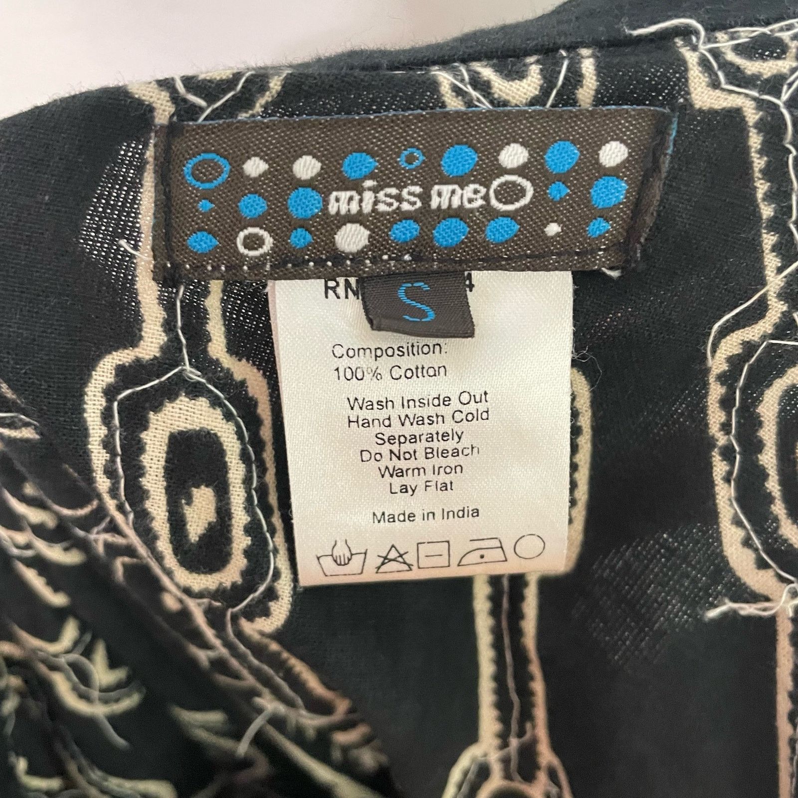 Miss Me Miss Me Sequin Skirt S Womens Chain Embellished A-Line Print Size 28" / US 6 / IT 42 - 6 Thumbnail