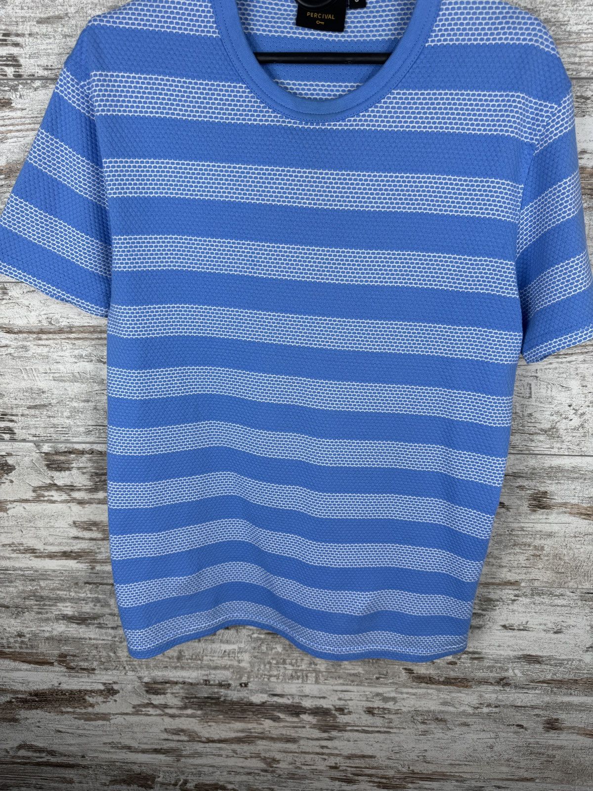 Percival Mens Vintage Percival T-shirt striped tee luxury Size US S / EU 44-46 / 1 - 4 Thumbnail