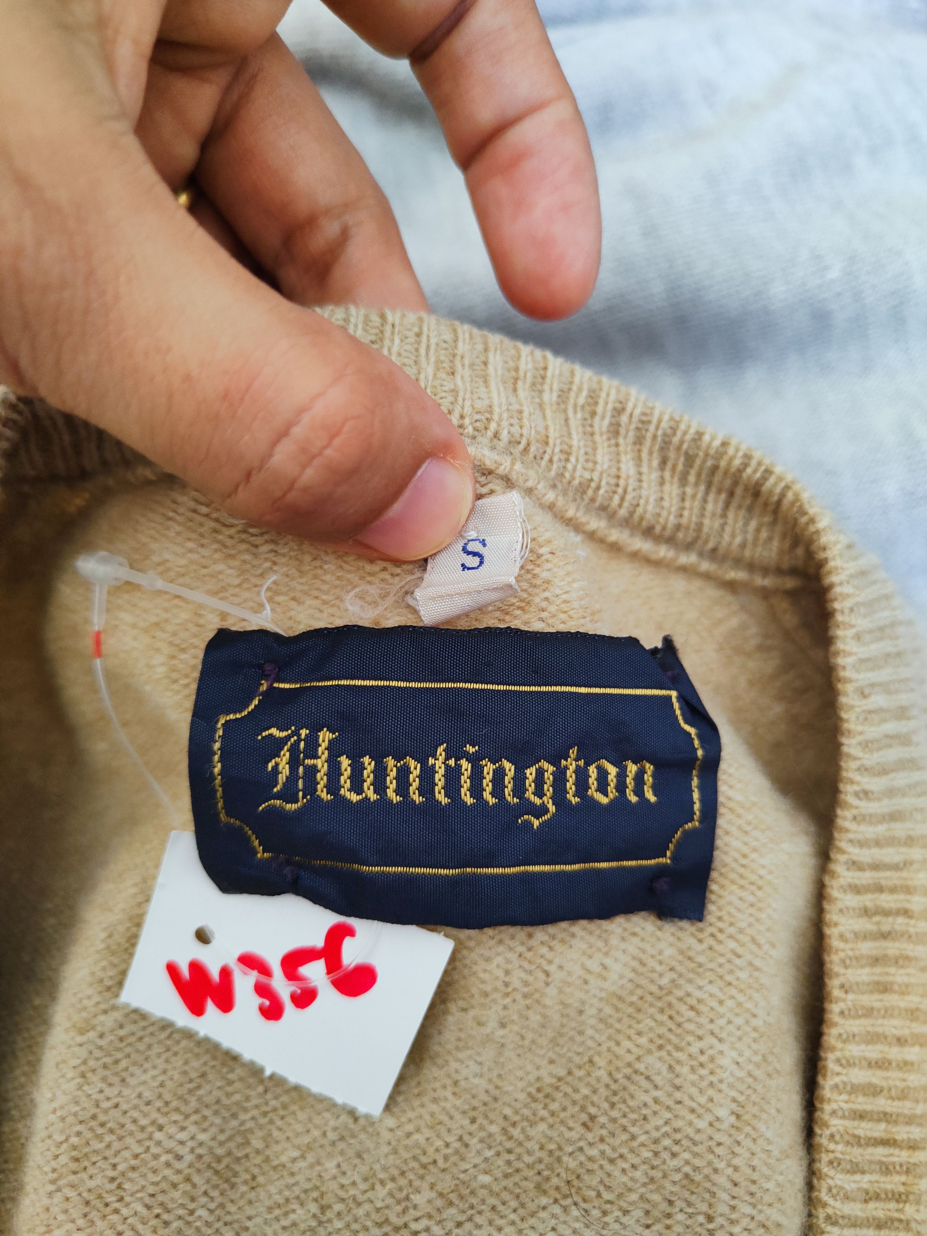 Huntington Huntington Brown Knitwear Sweatshirts #W356 Size US S / EU 44-46 / 1 - 10 Thumbnail