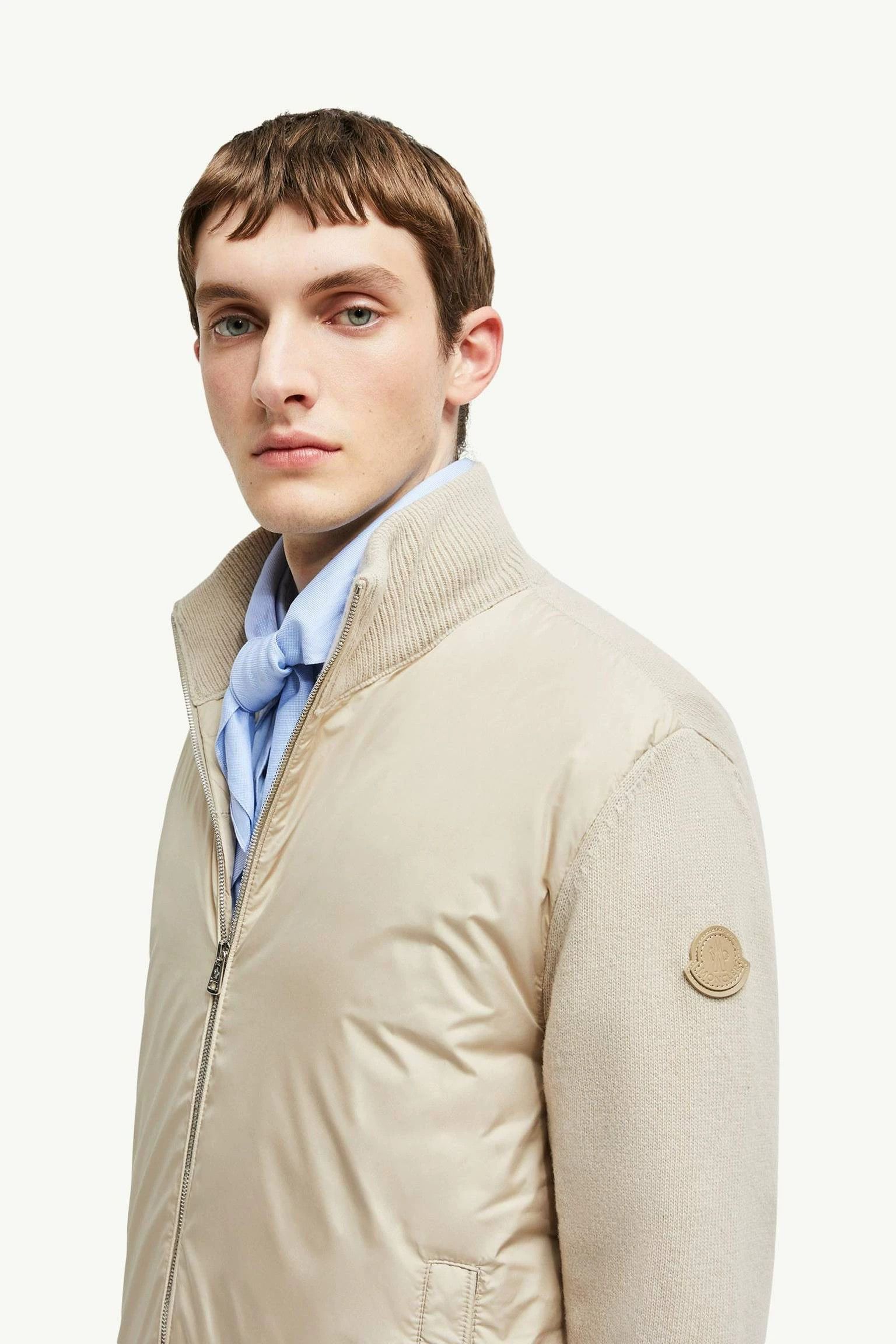 Moncler Moncler 25AW Cashmere & Knit Paneled Down Jacket Size US L / EU 52-54 / 3 - 7 Thumbnail