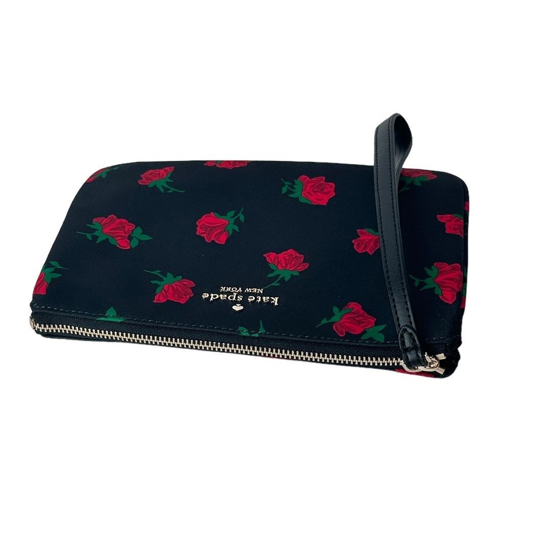 Kate Spade Kate Spade Chelsea Rose Toss Medium Nylon Wristlet Pouch Size ONE SIZE - 5 Thumbnail