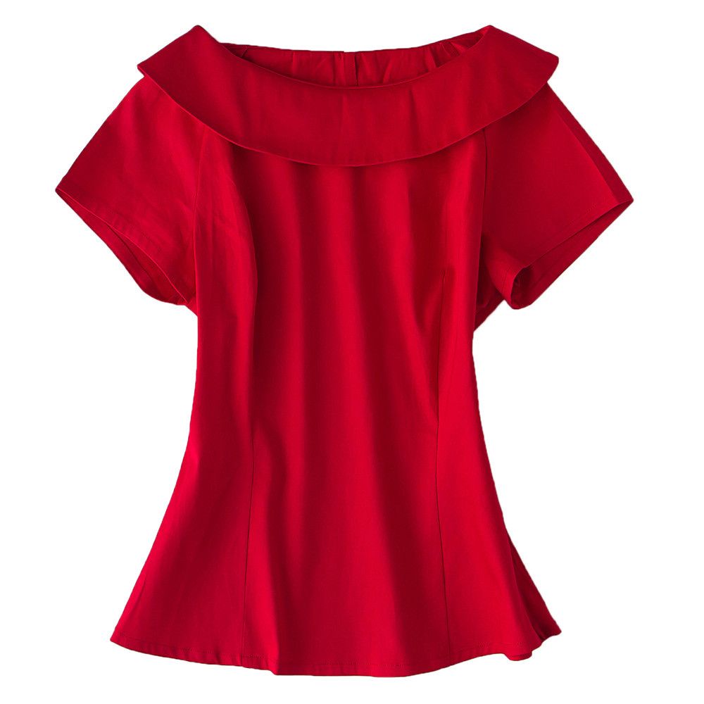 Other Sweet blouse, red tops,women clothing Size S / US 4 / IT 40 - 1 Thumbnail