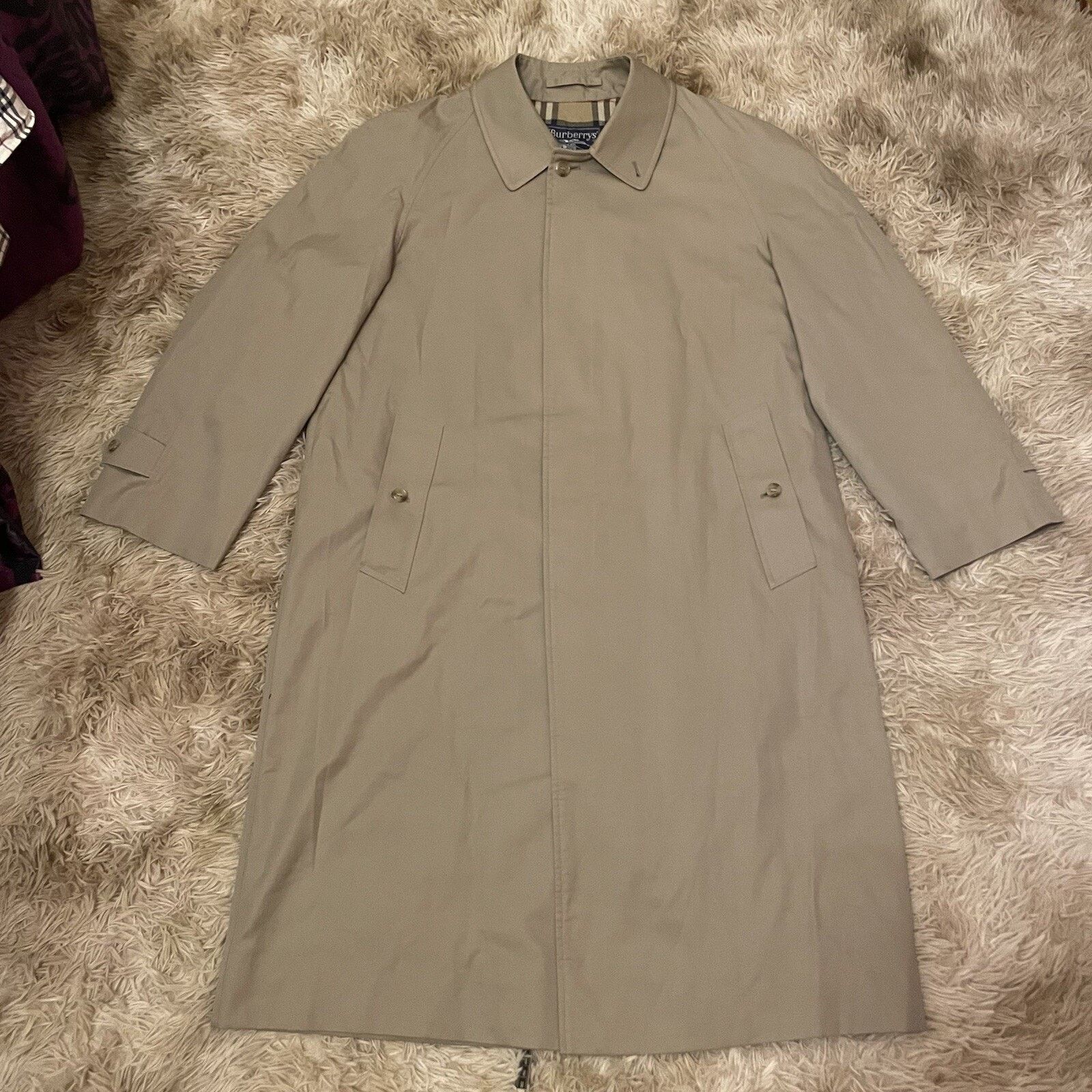 Burberry Vintage Burberry's men's Trench Coat Nova Check england M L Size US M / EU 48-50 / 2 - 4 Thumbnail