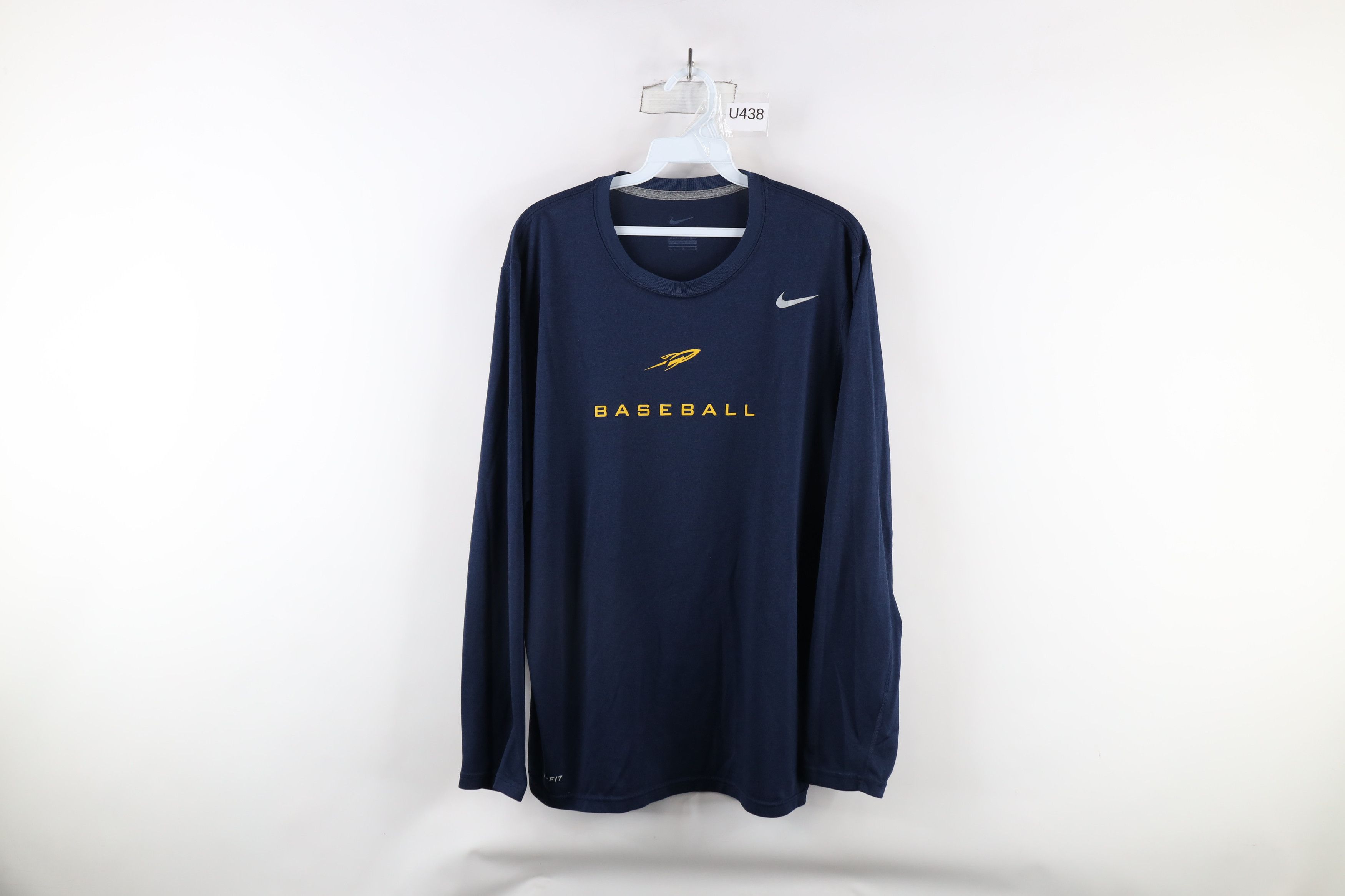 Nike × Vintage Nike University of Toledo Baseball Long Sleeve T-Shirt Size US L / EU 52-54 / 3 - 1 Thumbnail
