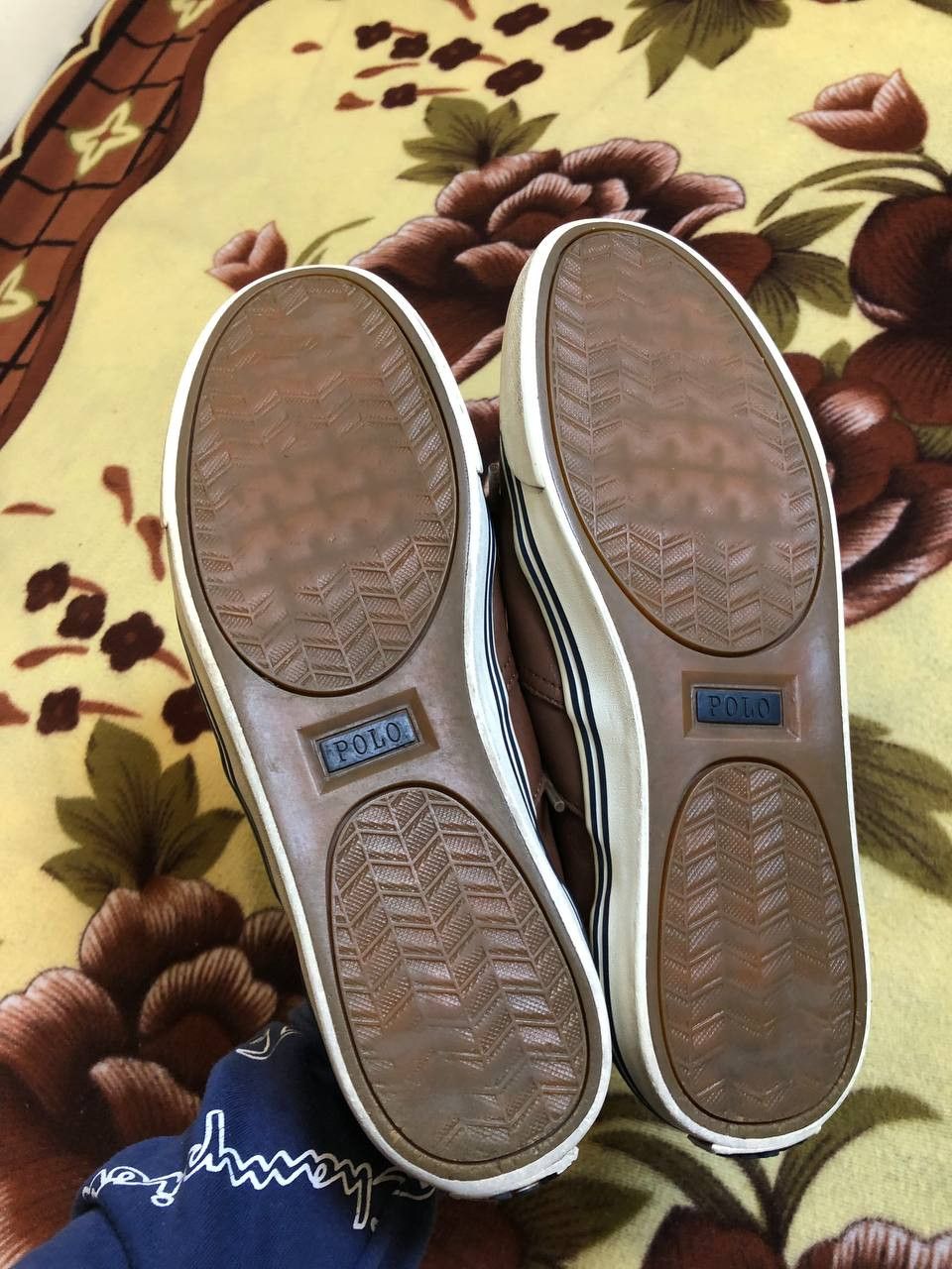 Polo Ralph Lauren Polo Ralph Lauren Hanford Sneakers Mens Brown Leather Size US 10 / EU 43 - 5 Thumbnail