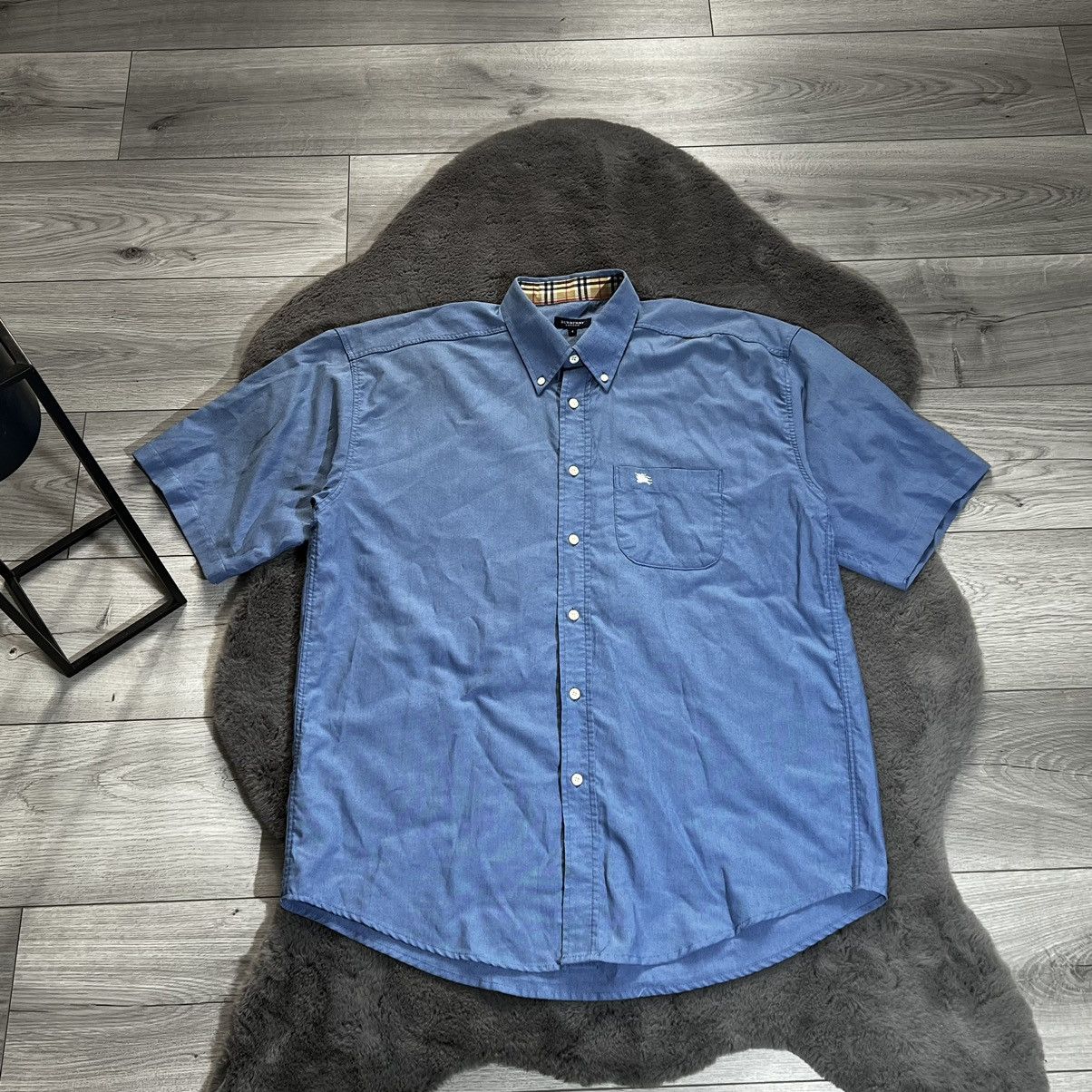 Burberry × Vintage Burberry cotton shirt Size US L / EU 52-54 / 3 - 1 Thumbnail