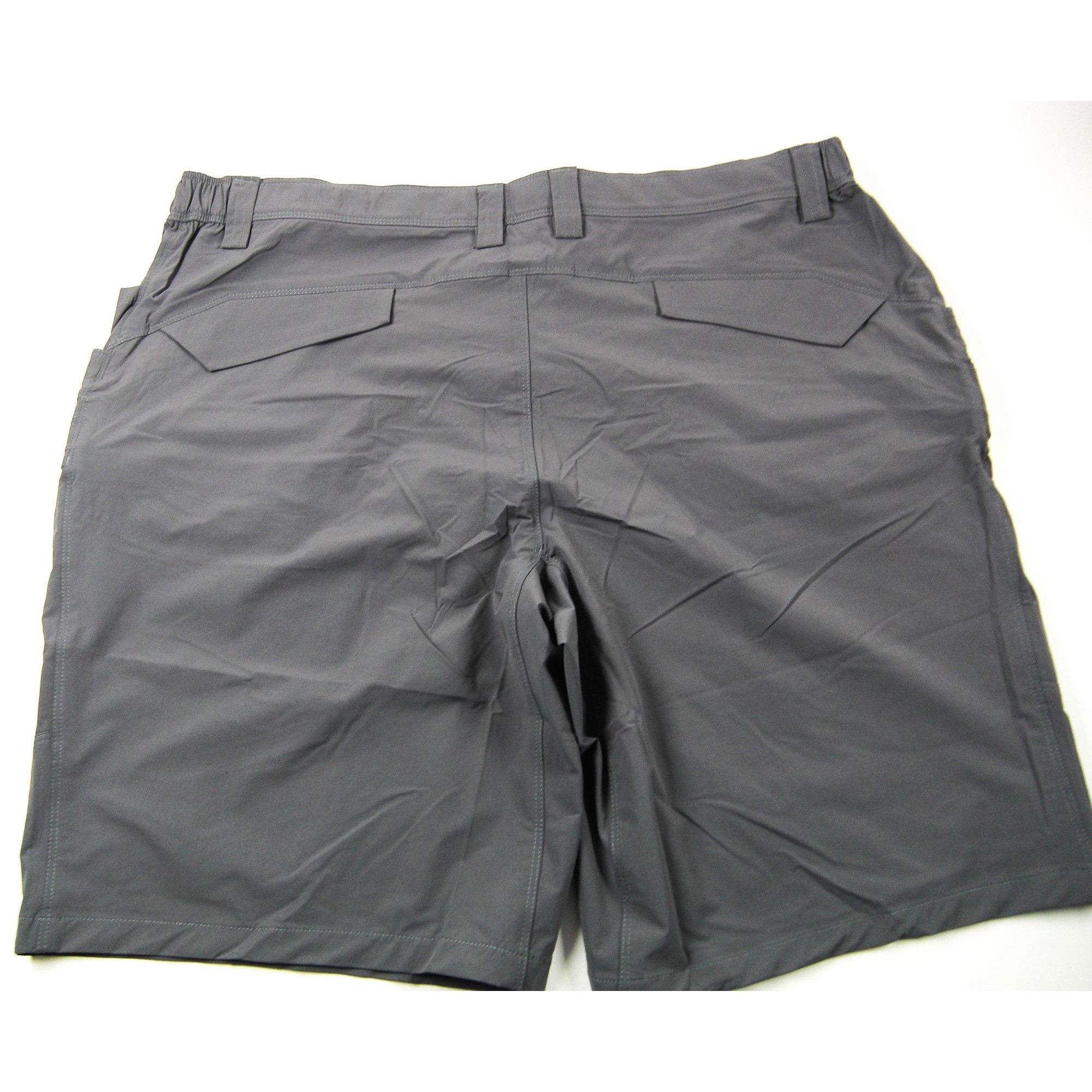 Other Mens Gray Cargo Shorts XL Flat Front Multiple Pockets Stretc Size US 40 / EU 56 - 2 Thumbnail