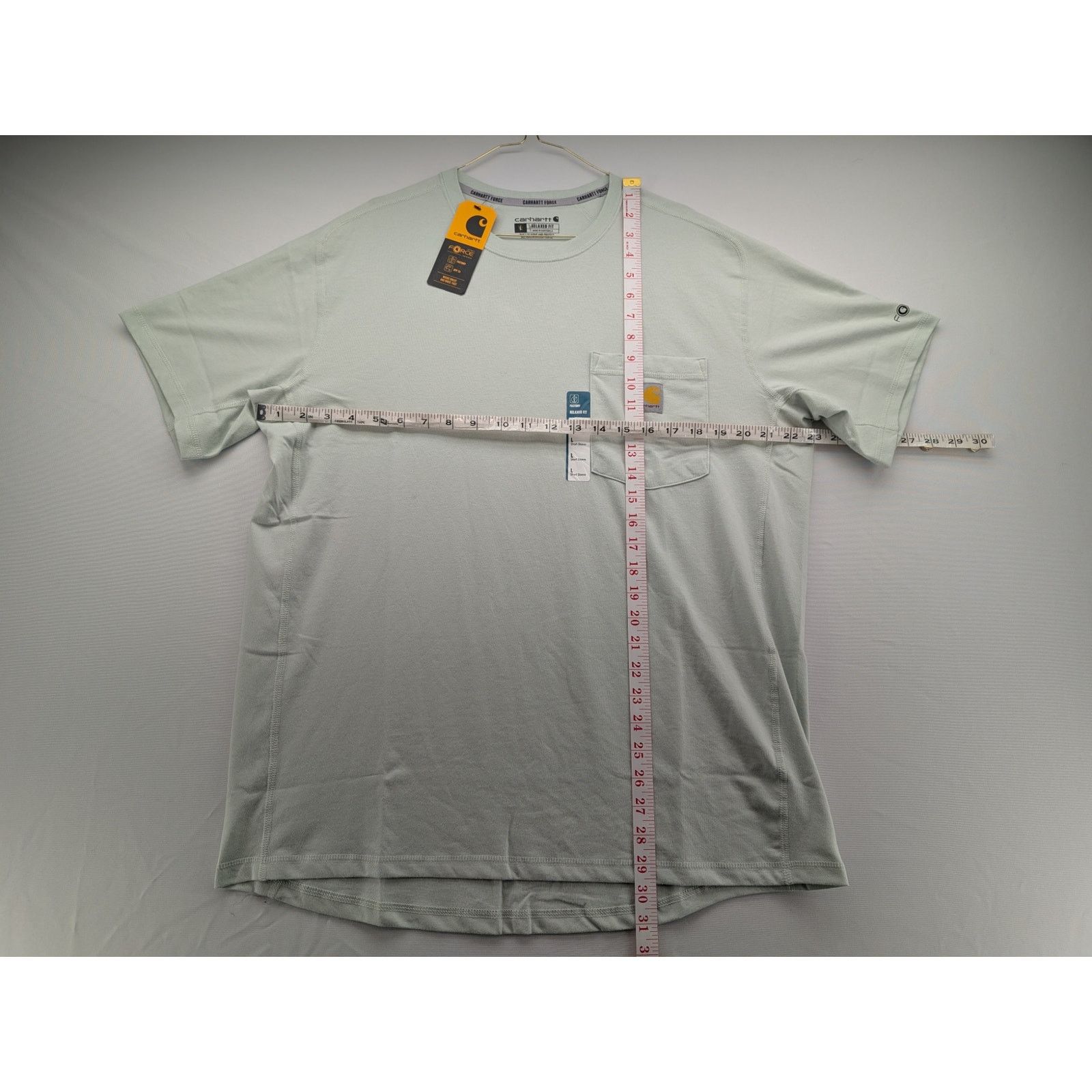 Carhartt NWT Carhartt Force Relaxed Pocket T-Shirt in Smoked Teal L Size US L / EU 52-54 / 3 - 6 Thumbnail