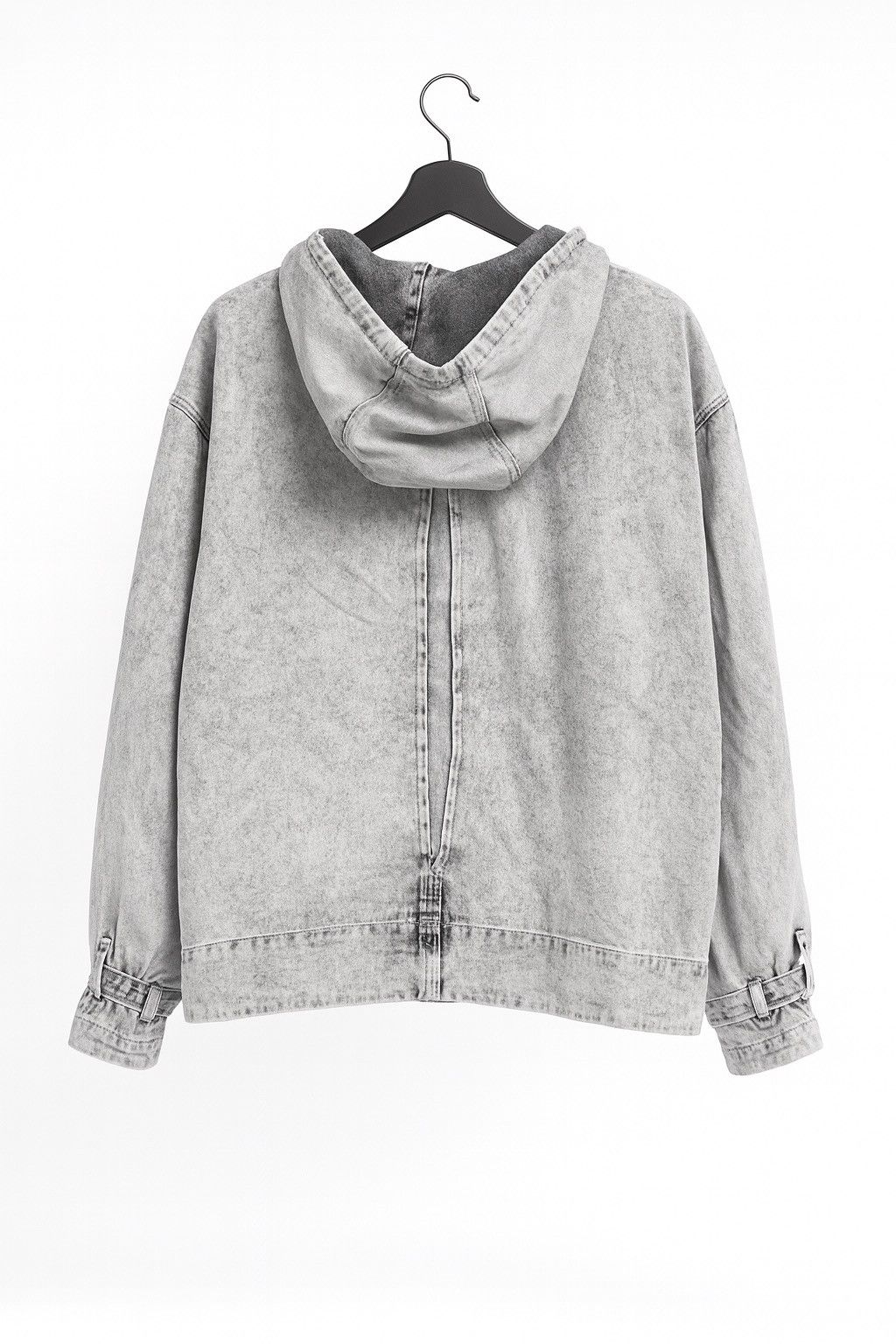 Japanese Brand CLEL Washed Gray Oversized Denim Hooded Jacket – Vintage Size US L / EU 52-54 / 3 - 2 Thumbnail