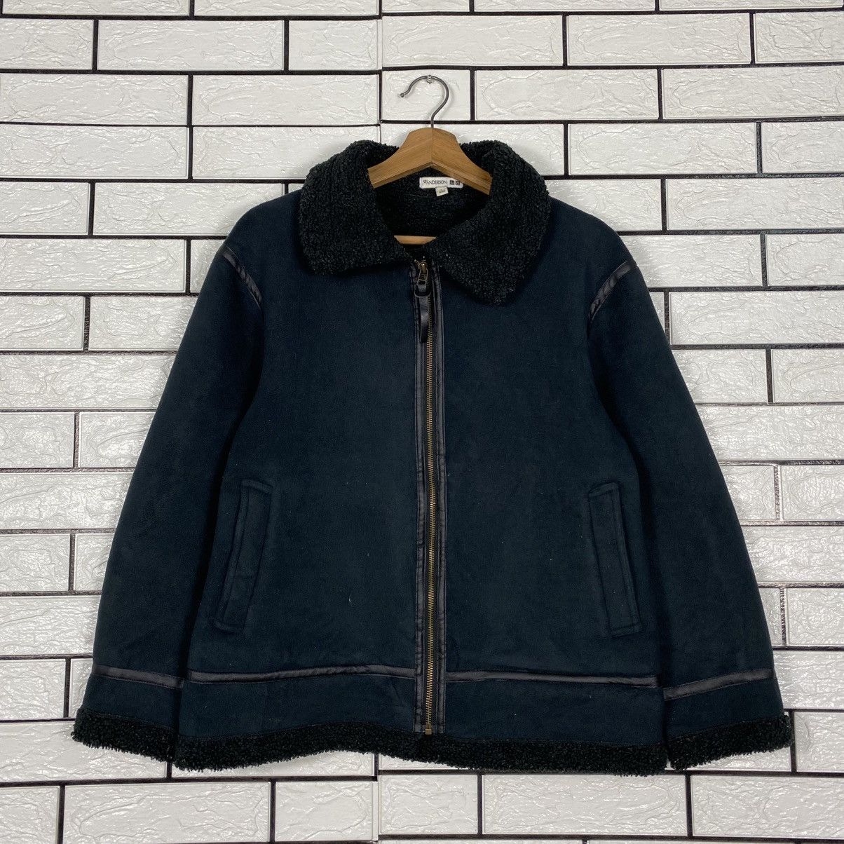 JW Anderson 📌Vintage Soft Leather Biker Jacket JW Anderson Blanket Size US L / EU 52-54 / 3 - 2 Thumbnail