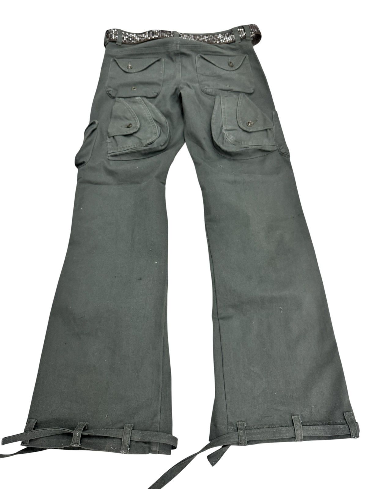 Tornado Mart Rare flared multipocket navy cargo pants tornado mart style Size US 30 / EU 46 - 8 Thumbnail