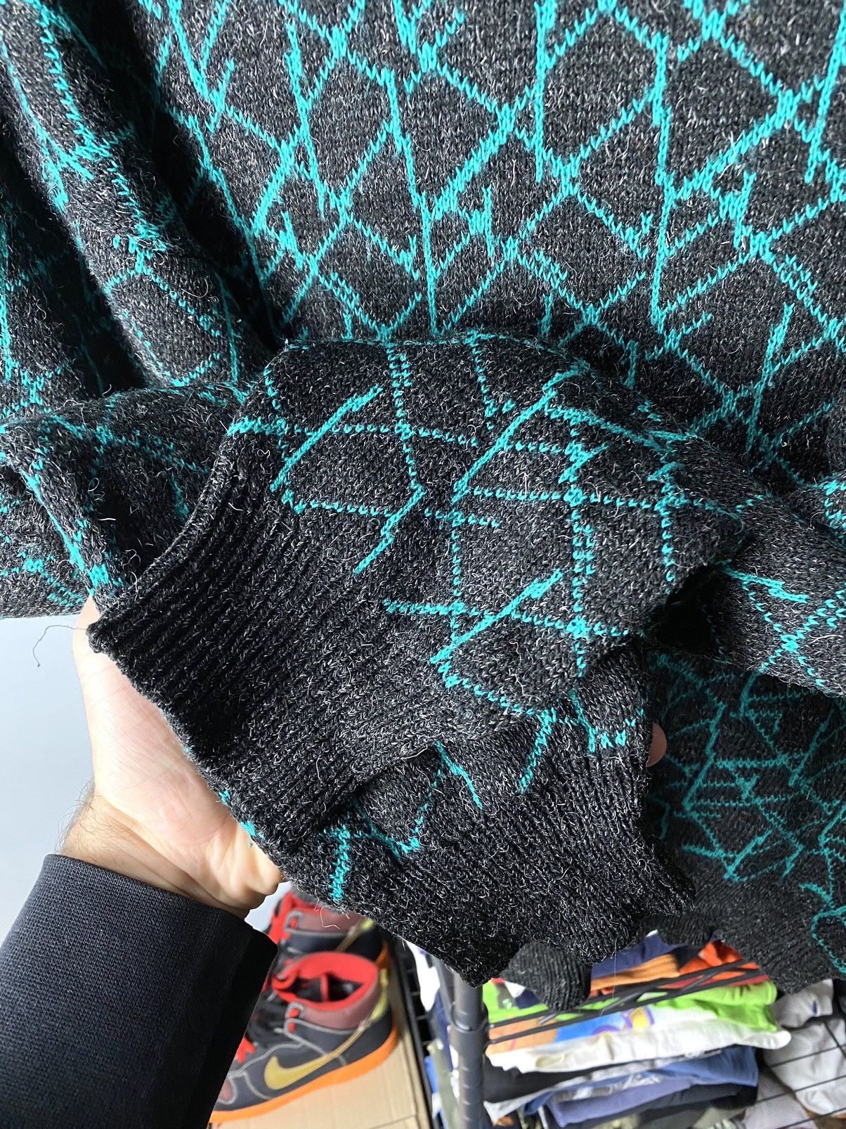 Adidas Rare! Vintage 80-90’s Adidas Equipment Knit Pattern Sweater Size US M / EU 48-50 / 2 - 5 Thumbnail