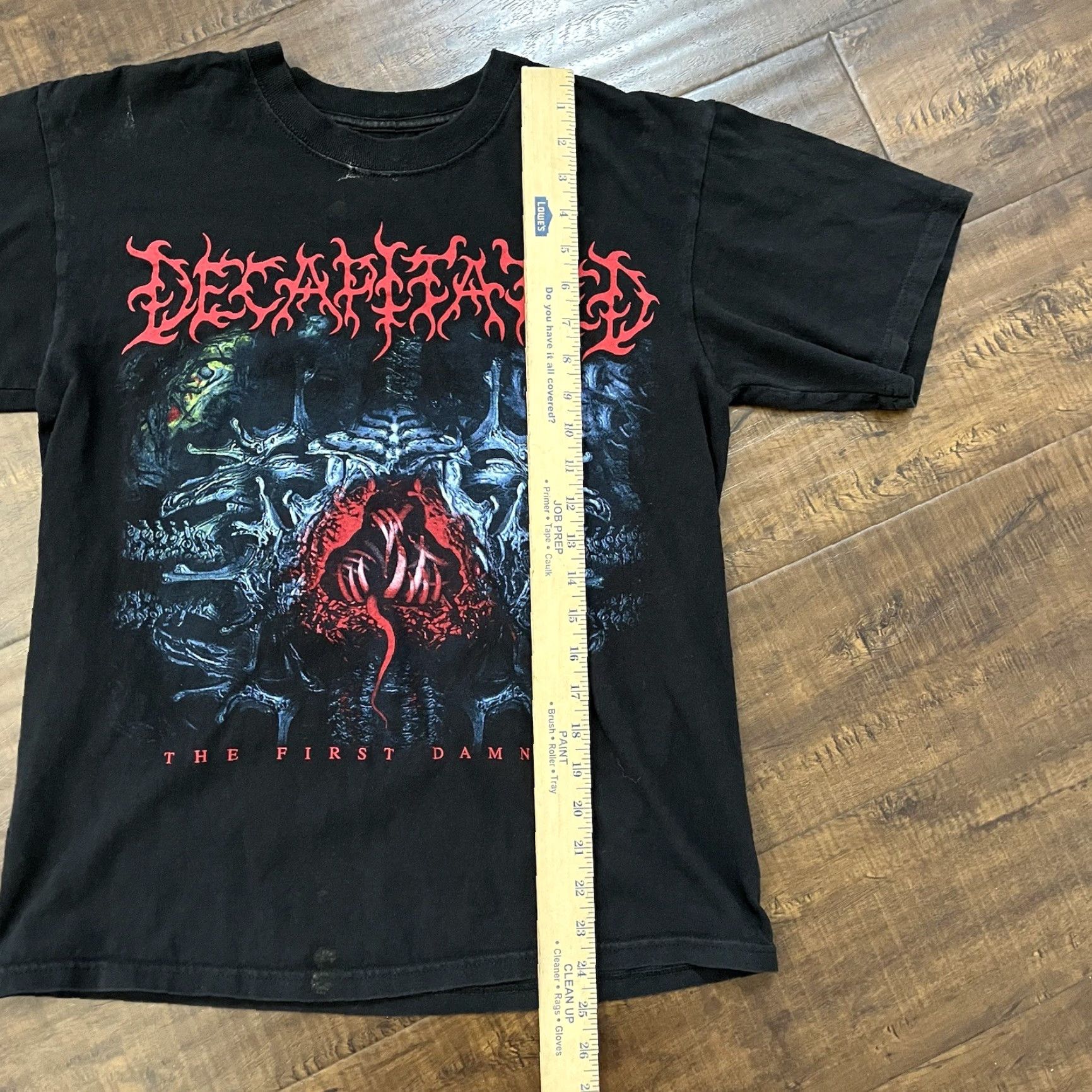 Anvil VINTAGE 2007 Decapitated T-Shirt The First Damned Death Metal Band Mens Medium Black Crew Neck Short Sleeve UNISEX Adults Graphic Print Size US M / EU 48-50 / 2 - 8 Thumbnail
