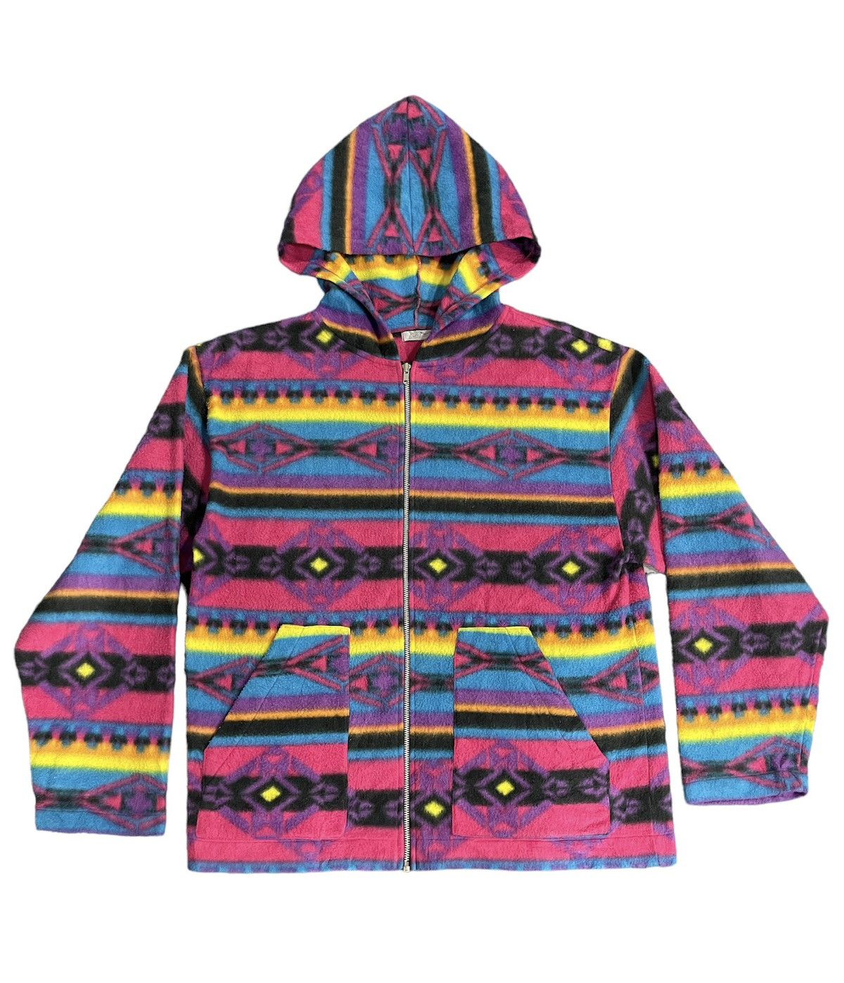 image of Vintage Colourfull Native Design Jacket, Men's (Size Large)