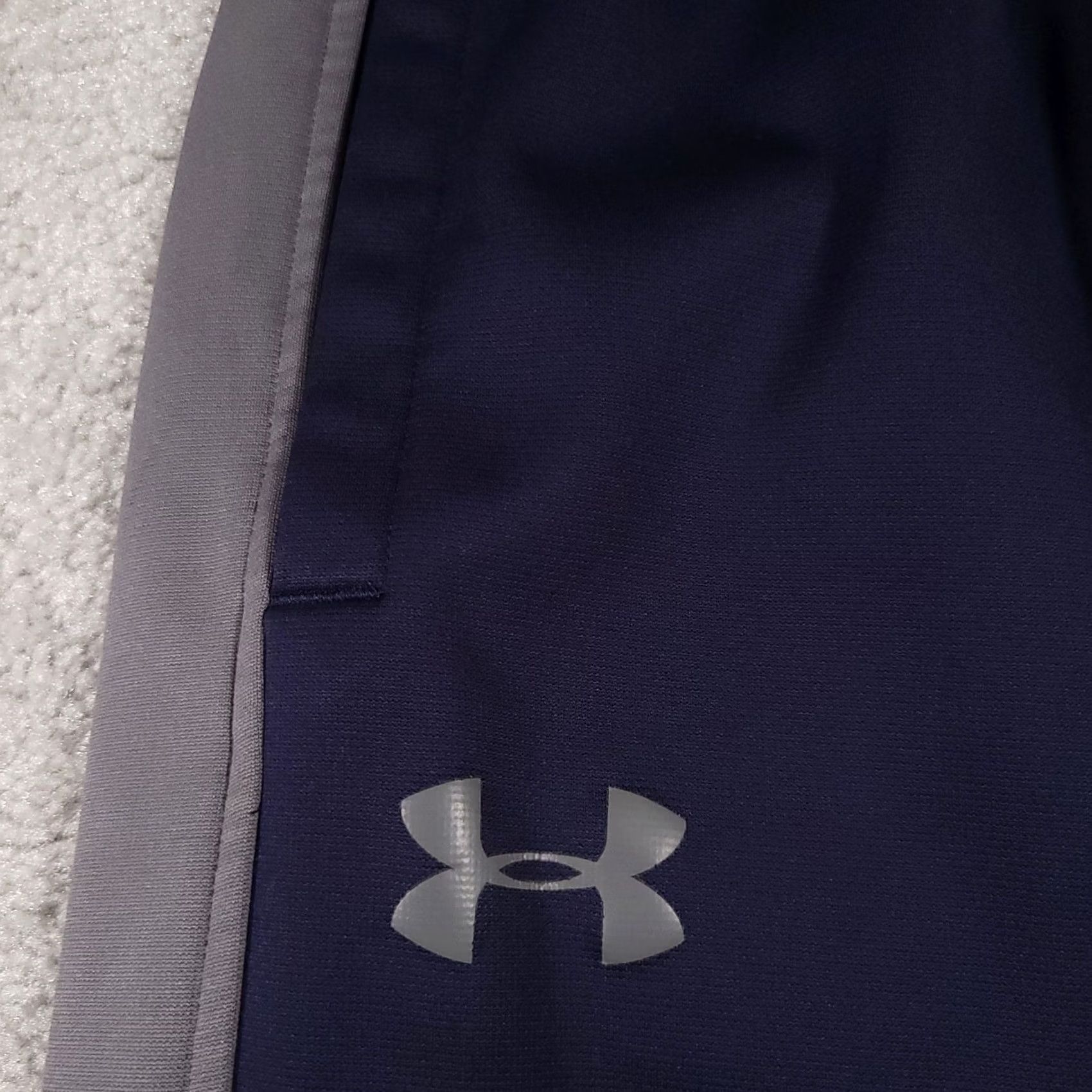Under Armour VINTAGE Under Armour Sweatpants Mens S Loose Navy Blue Cold Gear Pockets Drawstring Size US 29 - 4 Thumbnail