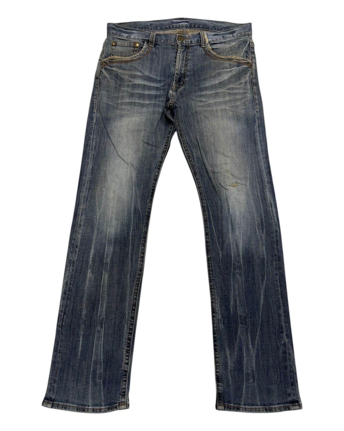 Hysteric Glamour VINTAGE JAPANESE BRAND VILLAND CLAWMARK DISTRESS DENIM JEAN Size US 36 / EU 52 - 1 Thumbnail
