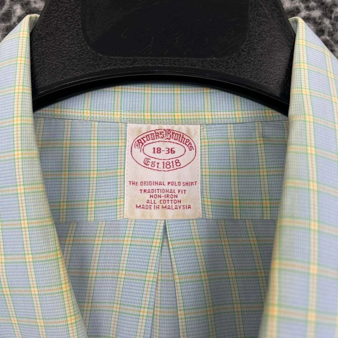 Brooks Brothers Brooks Brothers Button Down Shirt Men 18-36 Plaid Collared Size US XXL / EU 58 / 5 - 6 Thumbnail