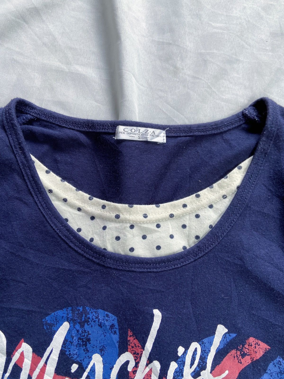 Japanese Brand MISCHIEF FEISTY DOUBLE LAYER COLZA LONG SLEEVE Size US S / EU 44-46 / 1 - 9 Thumbnail