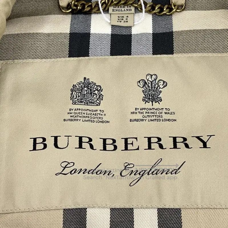 Burberry Burberry Khaki Cotton Mid-Length Trench Coat. Size XS / US 0-2 / IT 36-38 - 5 Thumbnail