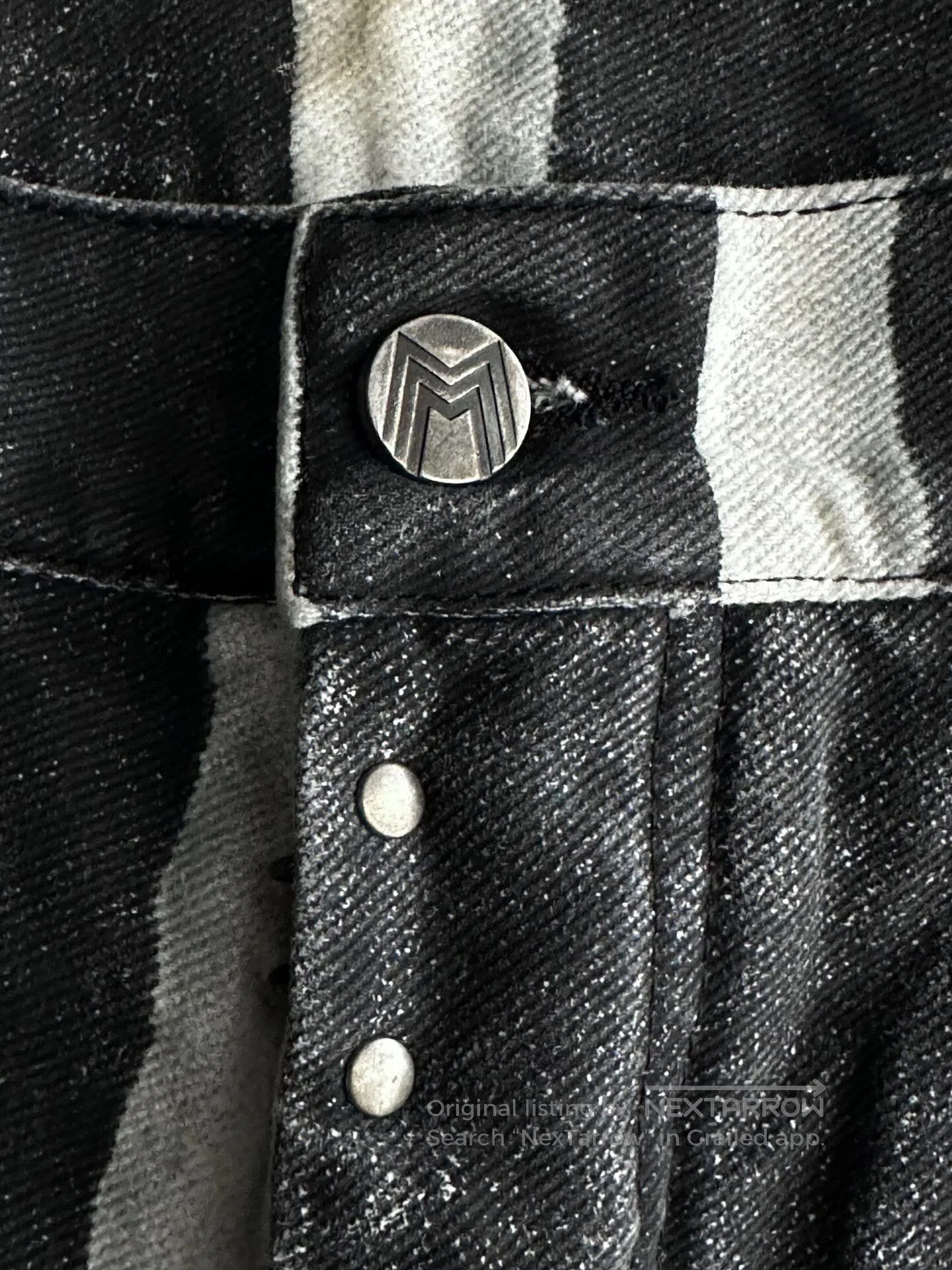 Maison Margiela Maison Margiela 10aw EPT Zebra-pattern jeans| Size US 28 / EU 44 - 4 Thumbnail