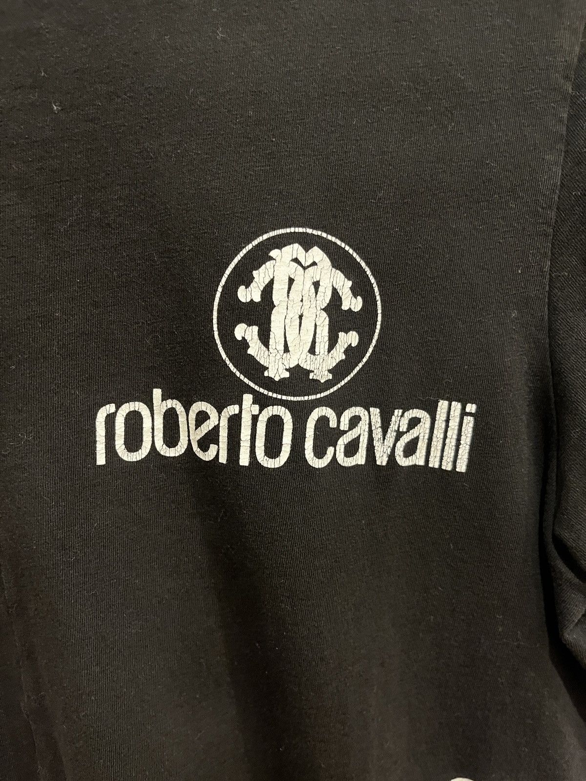 Roberto Cavalli Y2K Roberto Cavalli Cropped T Shirt (unisex) Size US S / EU 44-46 / 1 - 8 Thumbnail