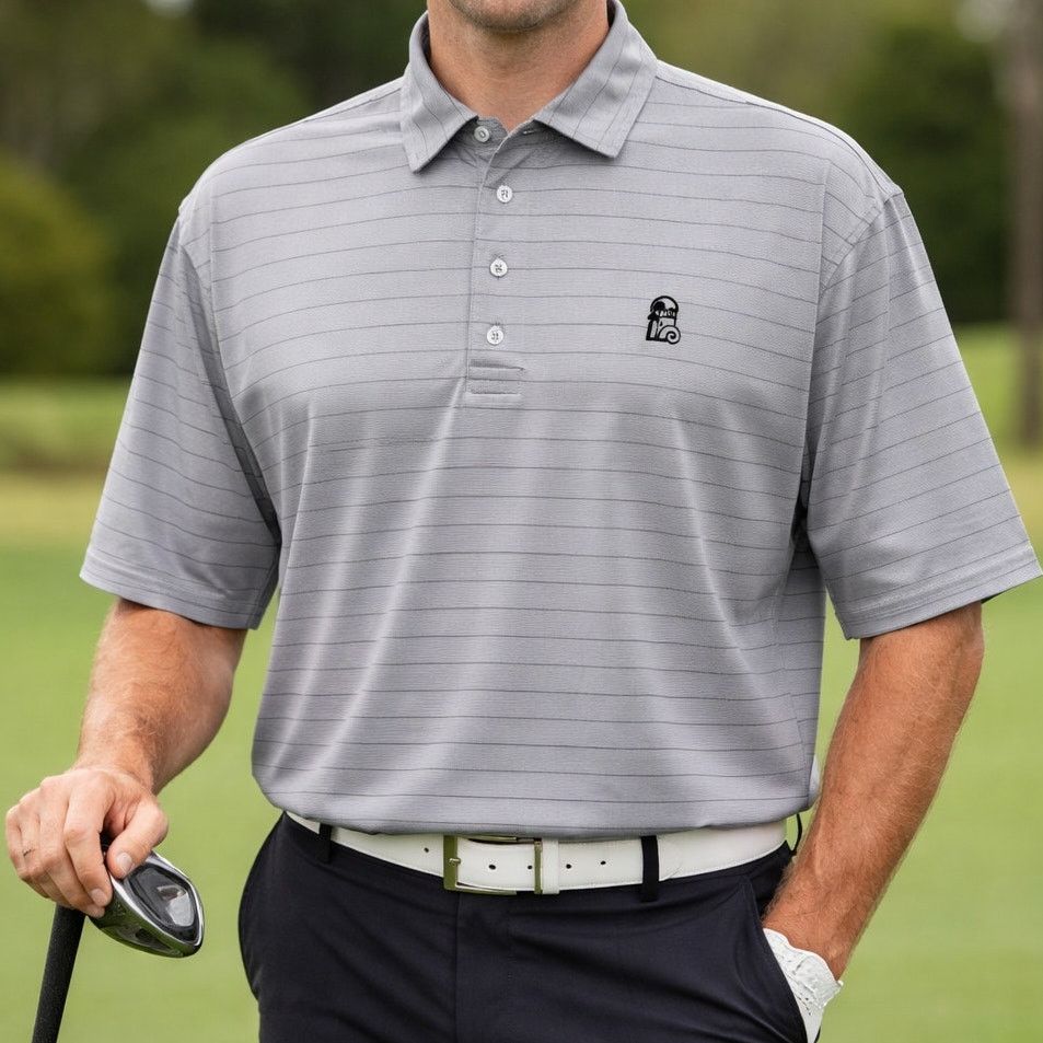 Footjoy Footjoy FJ Golf Performance Polo Shirt Striped Logo Size US XL / EU 56 / 4 - 1 Thumbnail