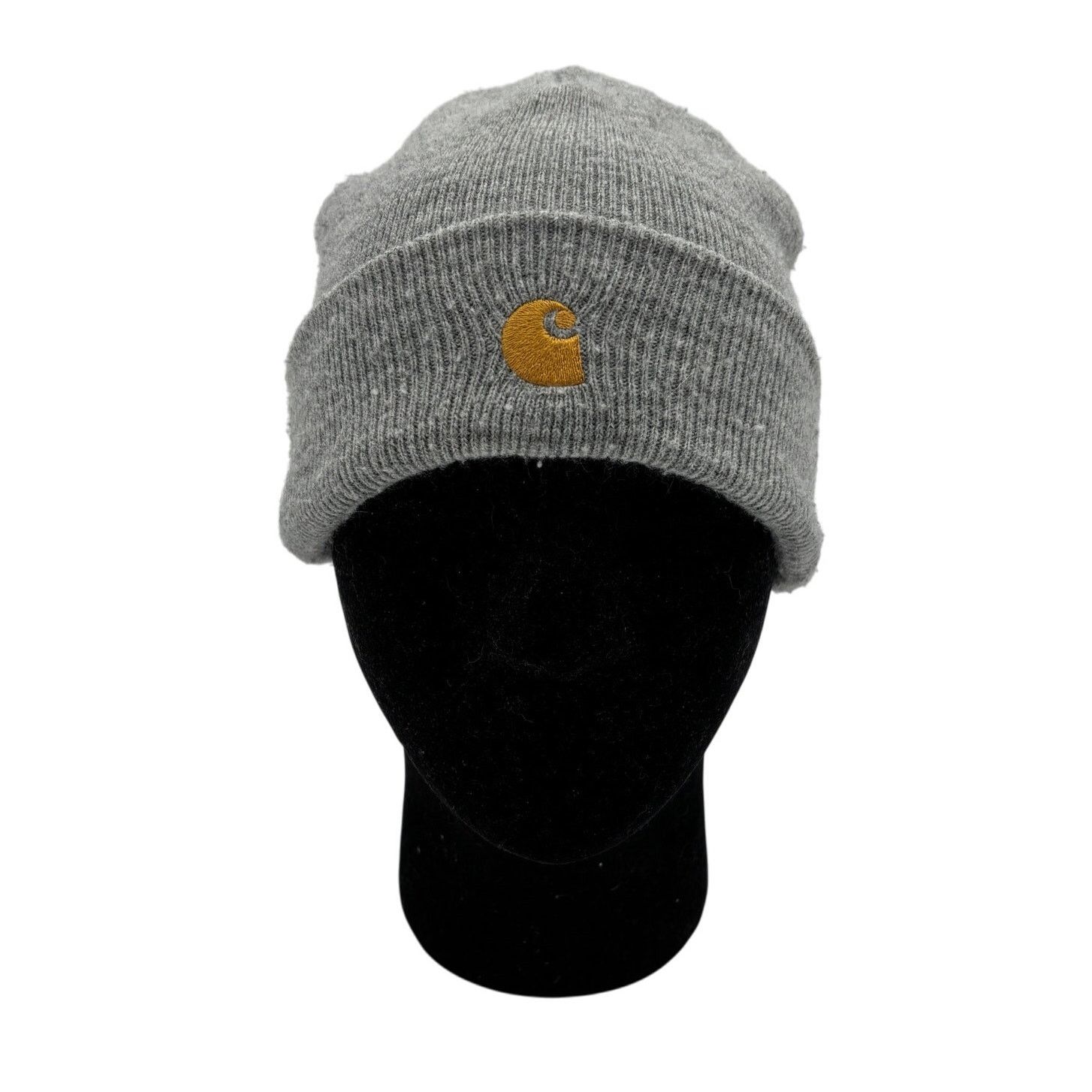 Carhartt Carhartt Chase Beanie Knit Gray Hat Workwear Casual Size ONE SIZE - 1 Thumbnail
