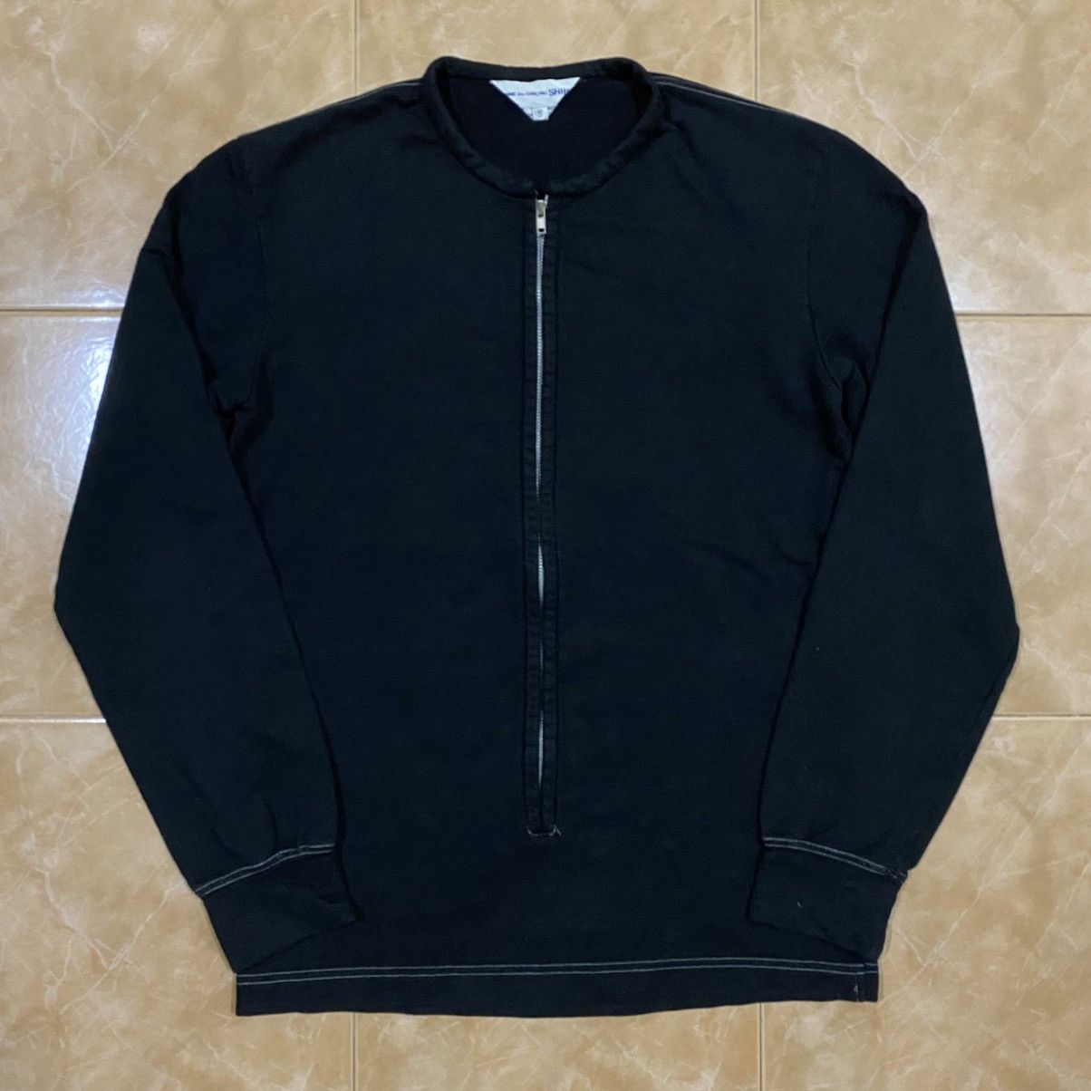 Comme des Garcons COMME DES GARCONS Plain "Almost" Full Zipper Sweatshirt Size US S / EU 44-46 / 1 - 1 Thumbnail