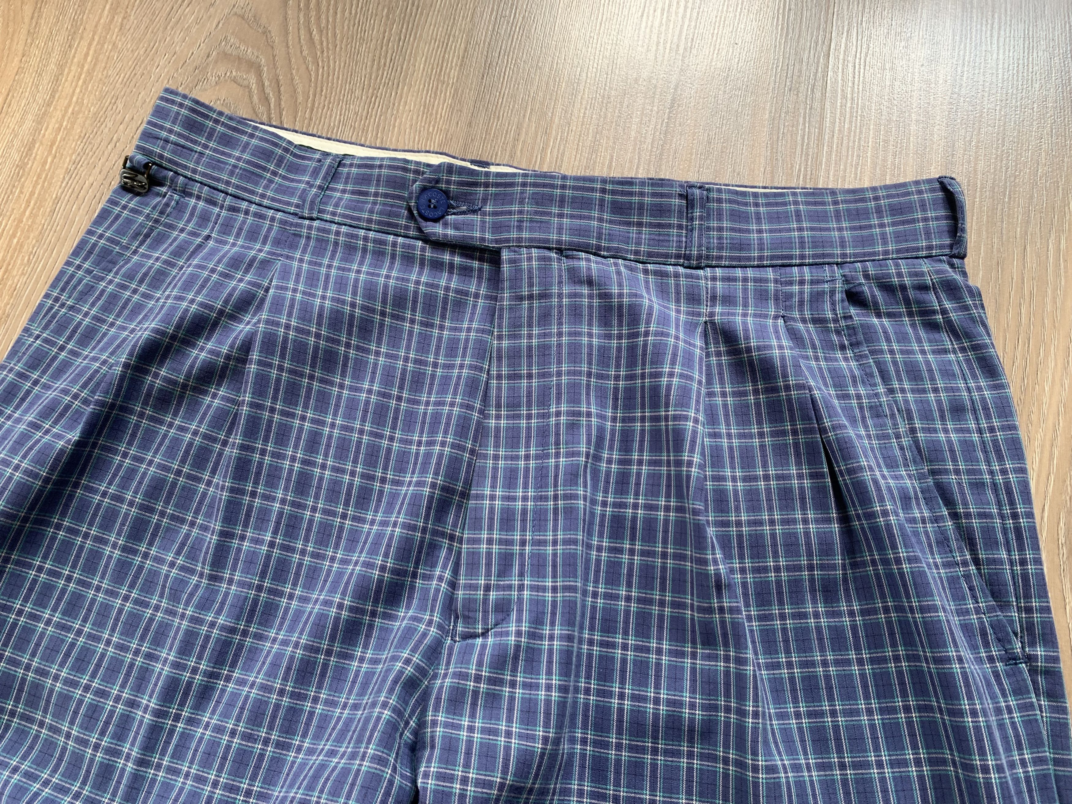 Lacoste Rare Lacoste Checkered Plaid Classic Pants Trousers Size US 33 - 5 Thumbnail
