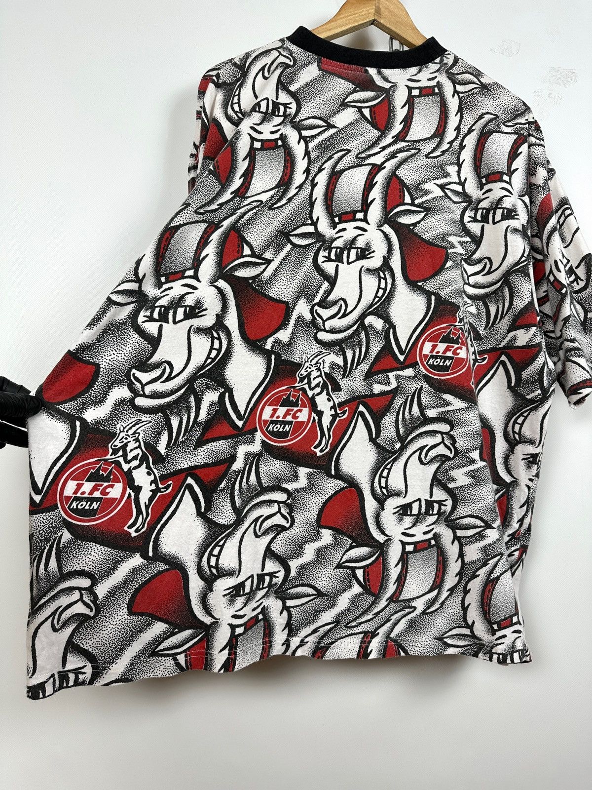 Puma 90s Vintage Puma FC Koln Monogram T-Shirt Size US XXL / EU 58 / 5 - 15 Thumbnail
