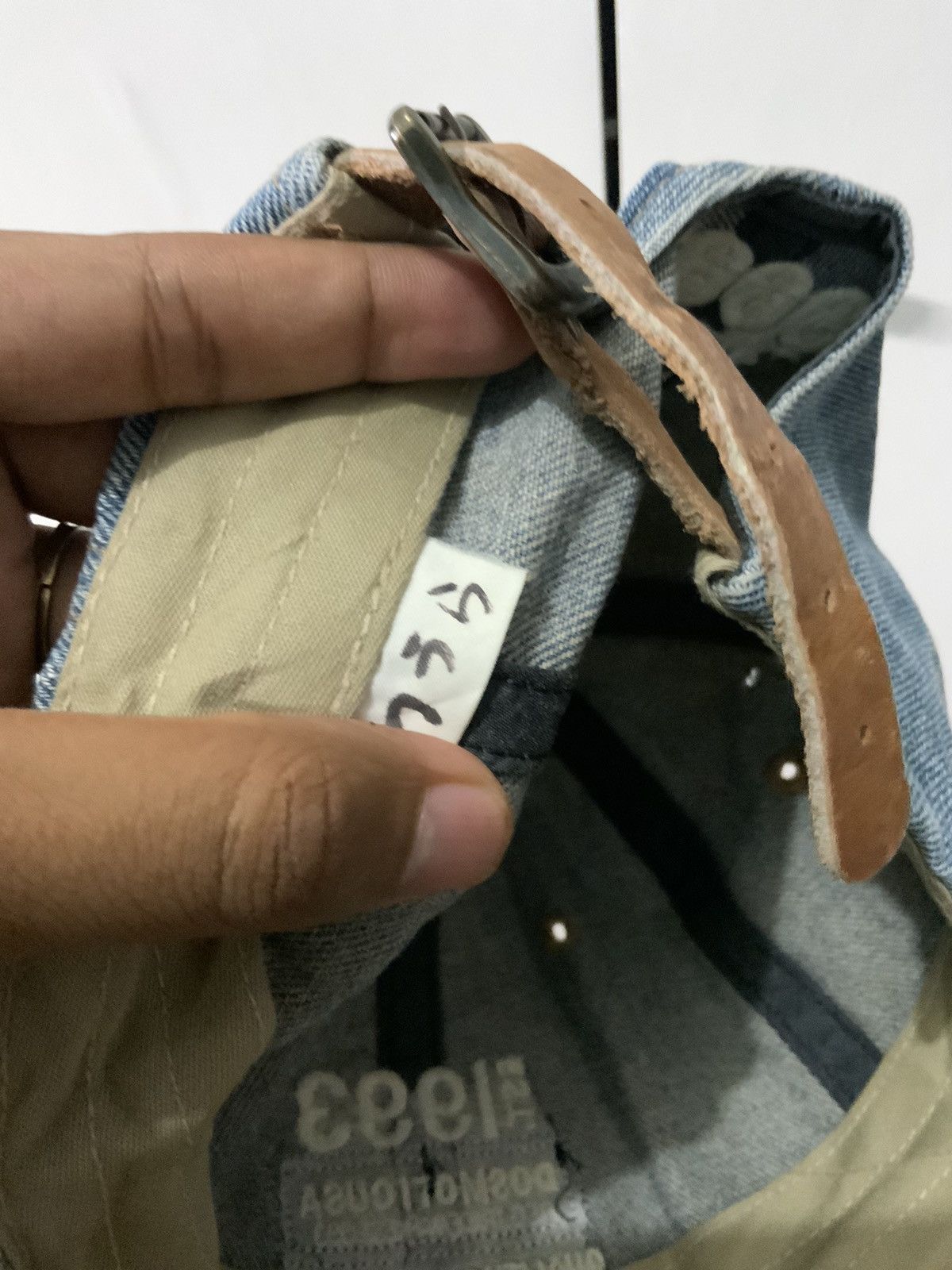 Hat Club Dosmoticusa Light Wash Denime Hat Size ONE SIZE - 13 Thumbnail