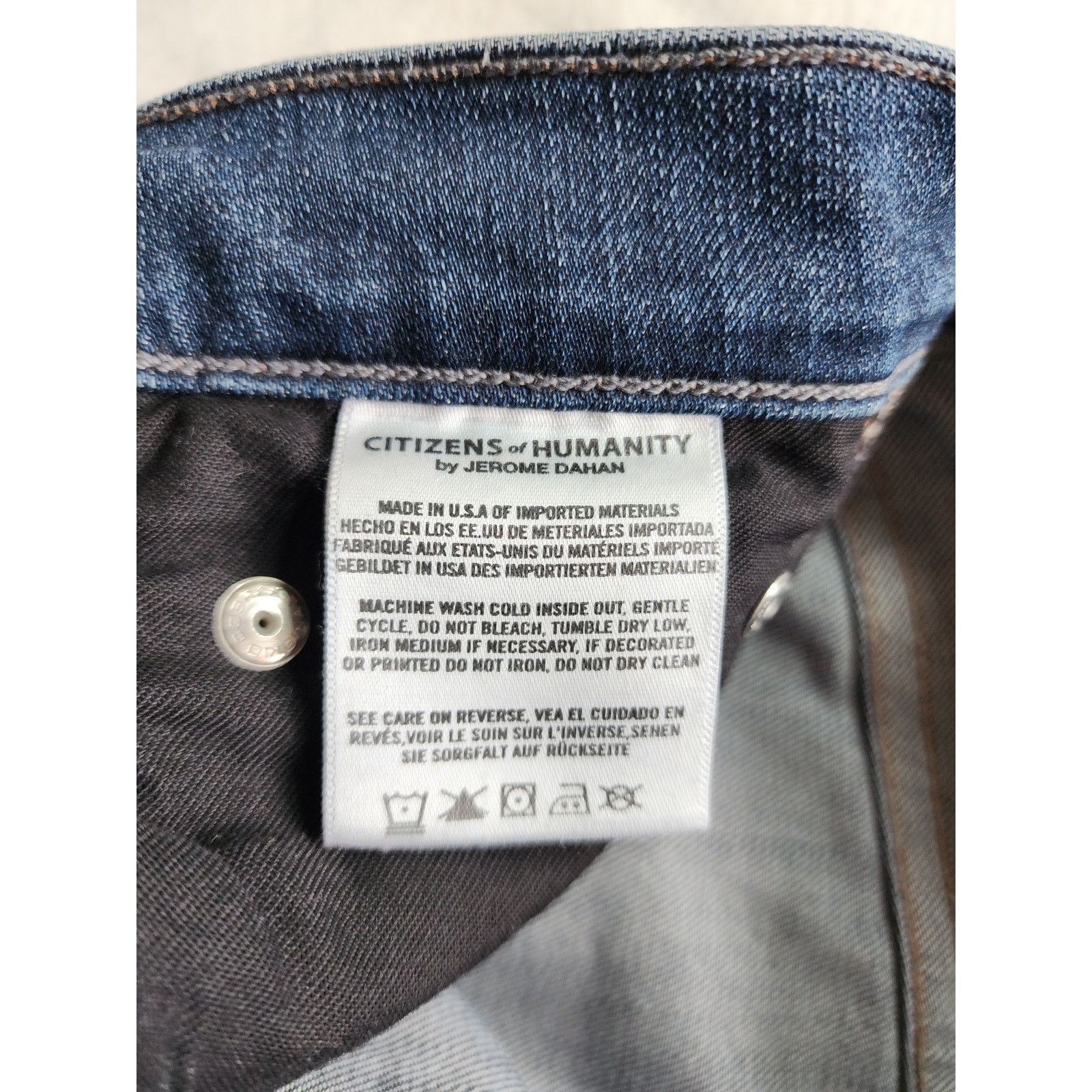 Citizens Of Humanity Citizens of Humanity Rocket HR Skinny Jeans Studded 29 Moto Size 29" - 8 Thumbnail