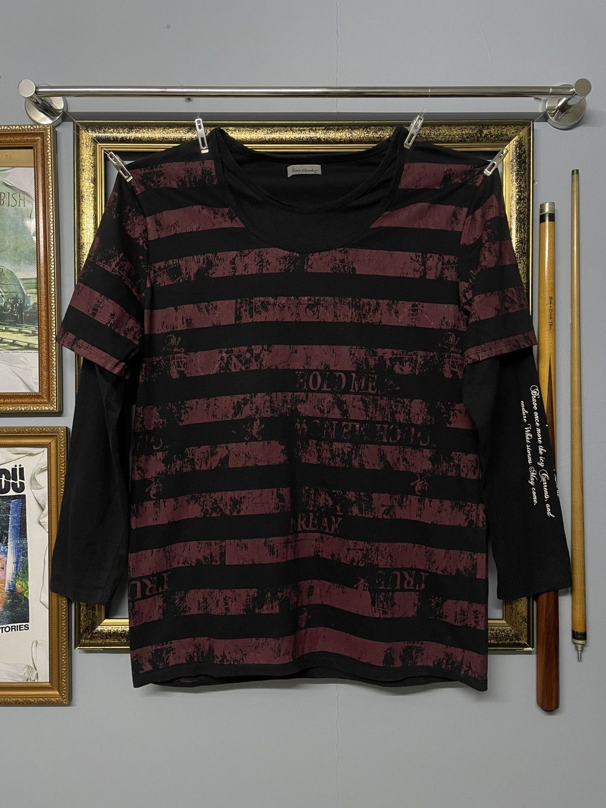 Designer × Japanese Brand × Vintage Vintage 90s Japan Designer Louis Charlon Punk Mass Media Tee Size US L / EU 52-54 / 3 - 1 Thumbnail