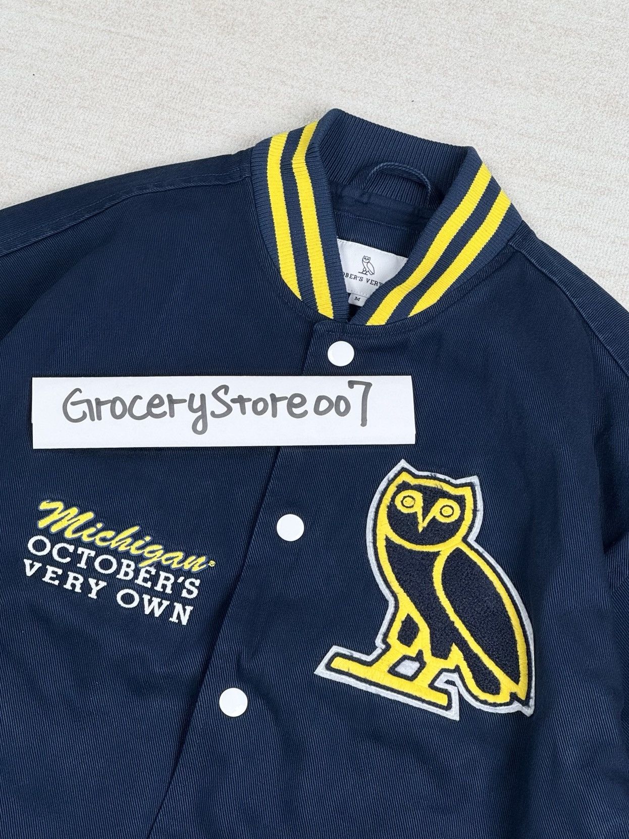 October's Very Own MICHIGAN WOLVERINES VARSITY JACKET Size US M / EU 48-50 / 2 - 7 Thumbnail