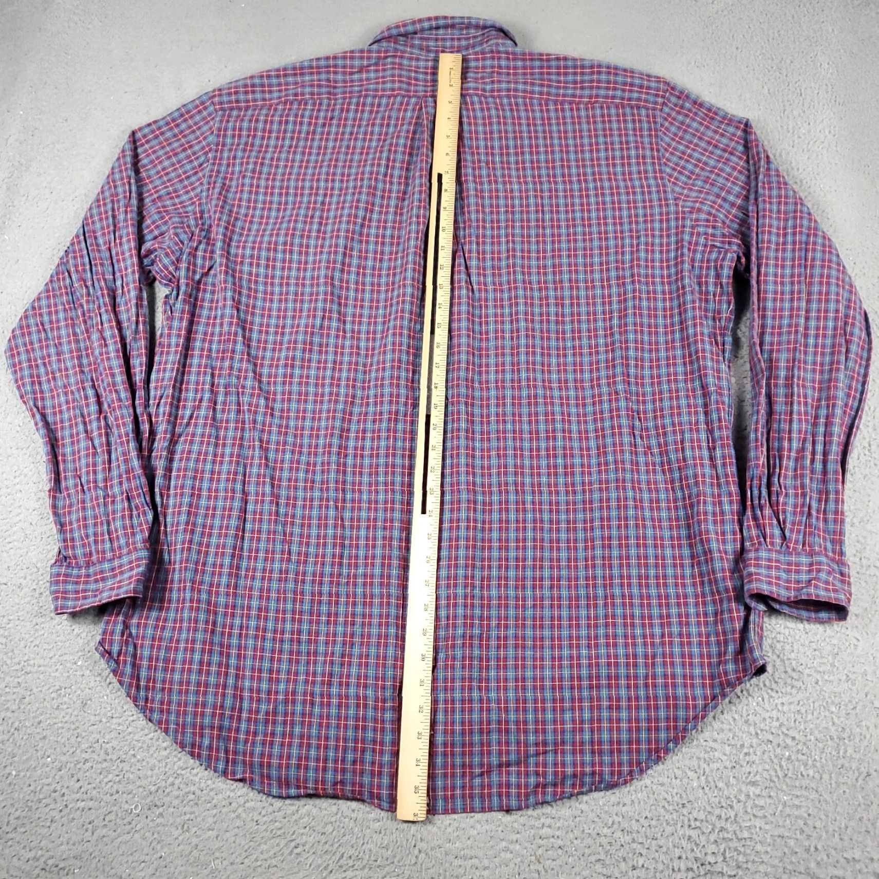 Ralph Lauren Ralph Lauren Shirt Mens 2XLT Blue Red Plaid Pony Casual Button Up Long Sleeve Shirt Size US XXL / EU 58 / 5 - 4 Thumbnail