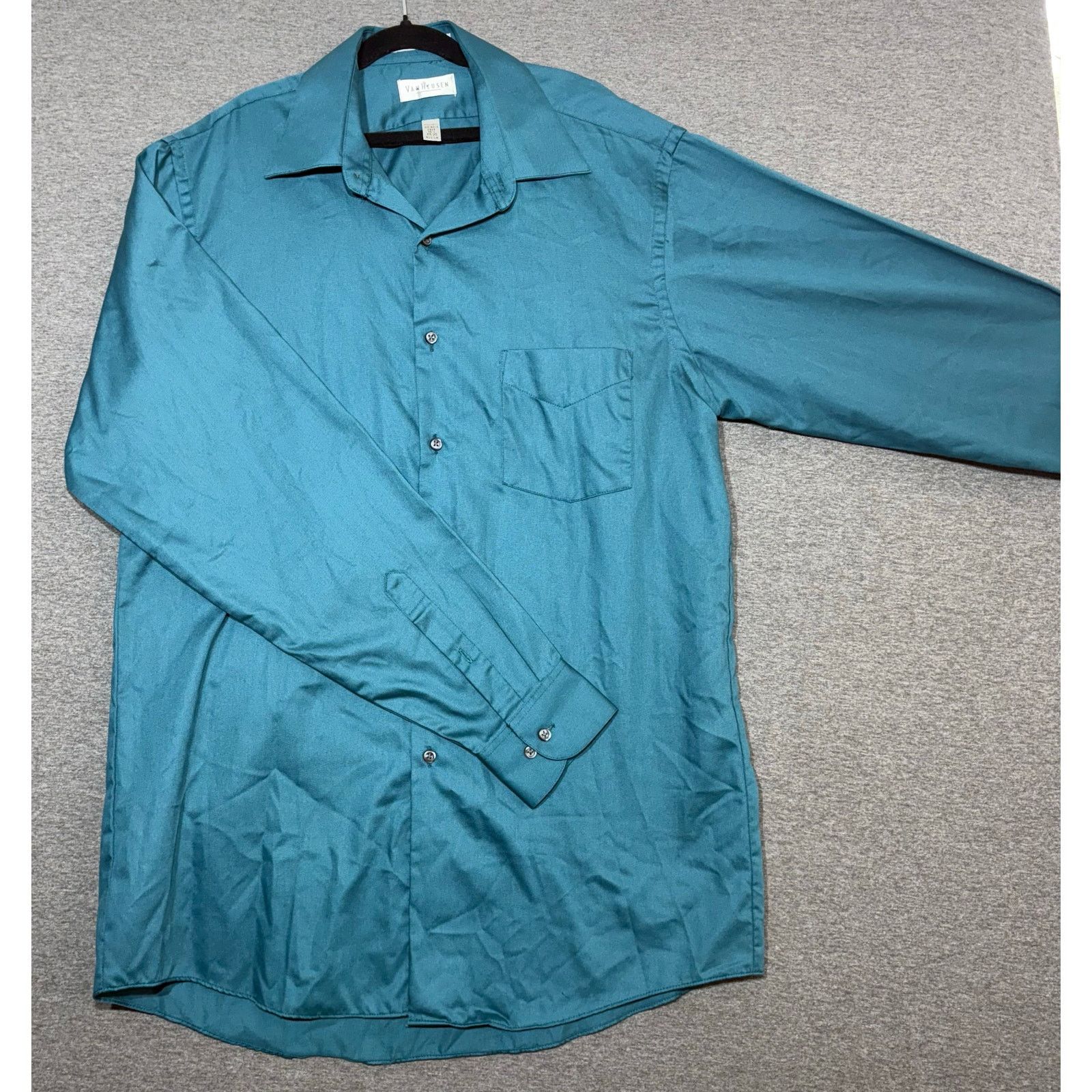 Van Heusen Van Heusen | Wrinkle Free Button Down Shirt | 34/35 Medium Size US M / EU 48-50 / 2 - 2 Thumbnail