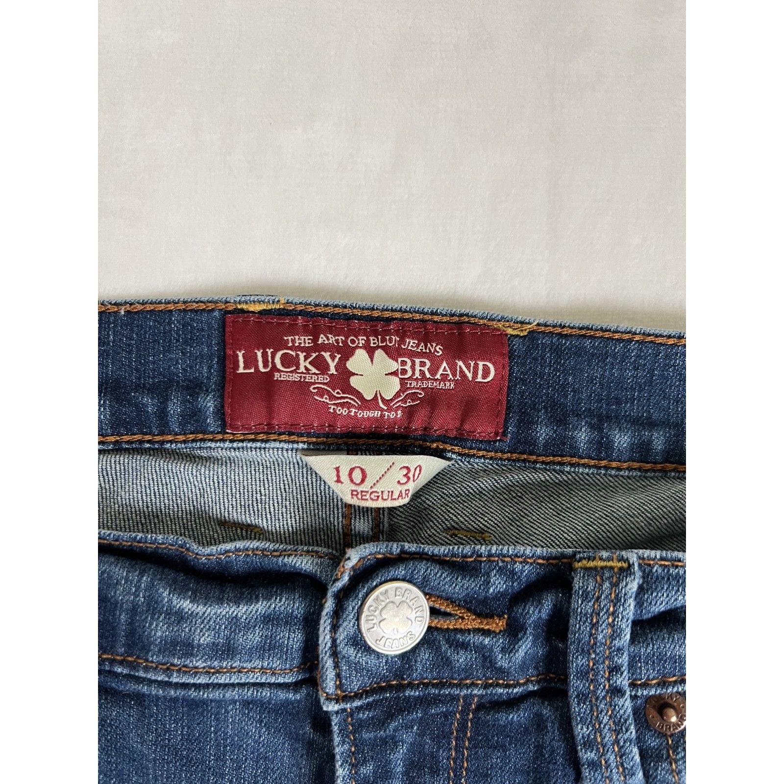 Lucky Brand Lucky Brand Jeans Womens 10 30 Blue Sofia Straight Denim Med Size 30" / US 8 / IT 44 - 3 Thumbnail
