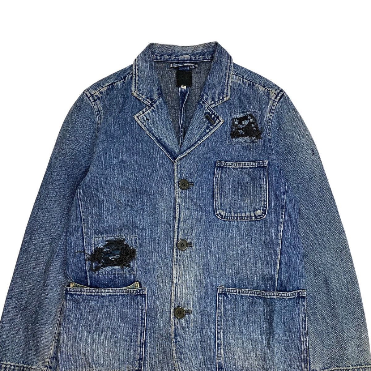 Full Count & Co. Fullcount Distressed Patchwork Coverall Denim Jacket Size US M / EU 48-50 / 2 - 8 Thumbnail
