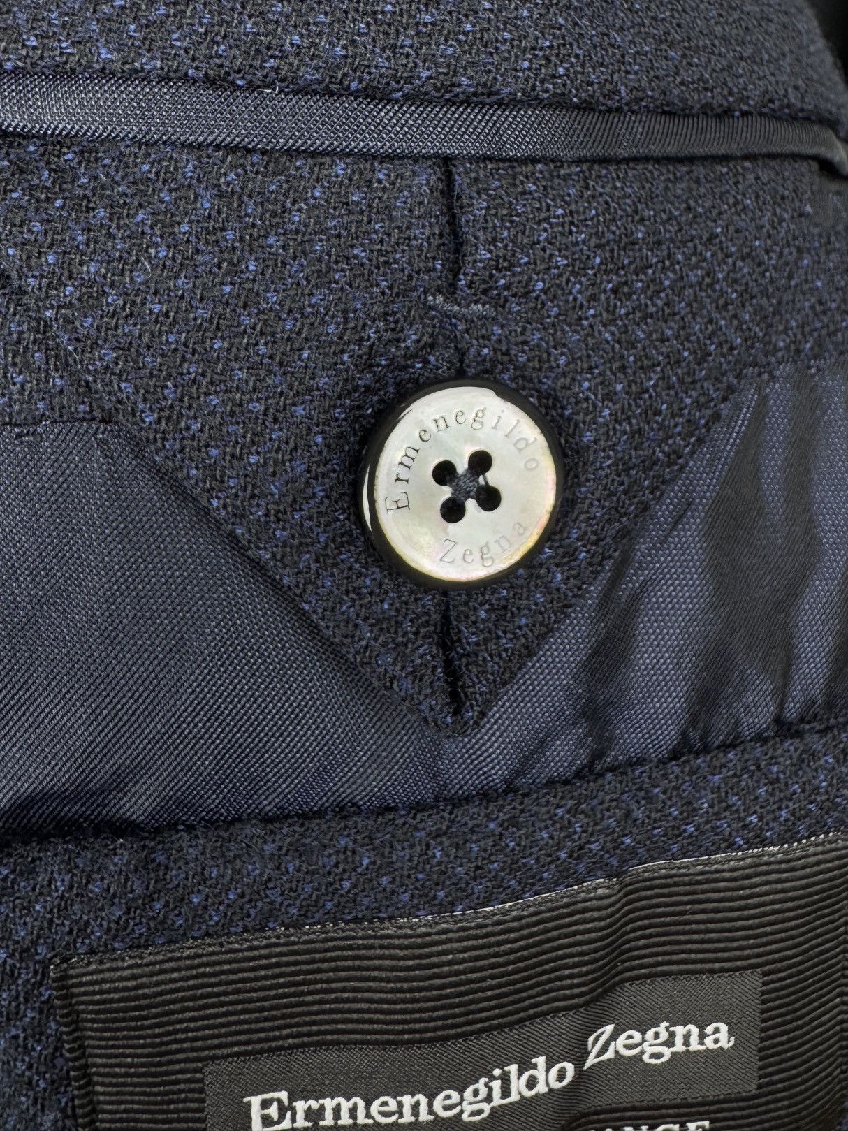 Ermenegildo Zegna Ermenegildo Zegna Milano Easy Navy Blue wool jacket blazer Size 46R - 10 Thumbnail