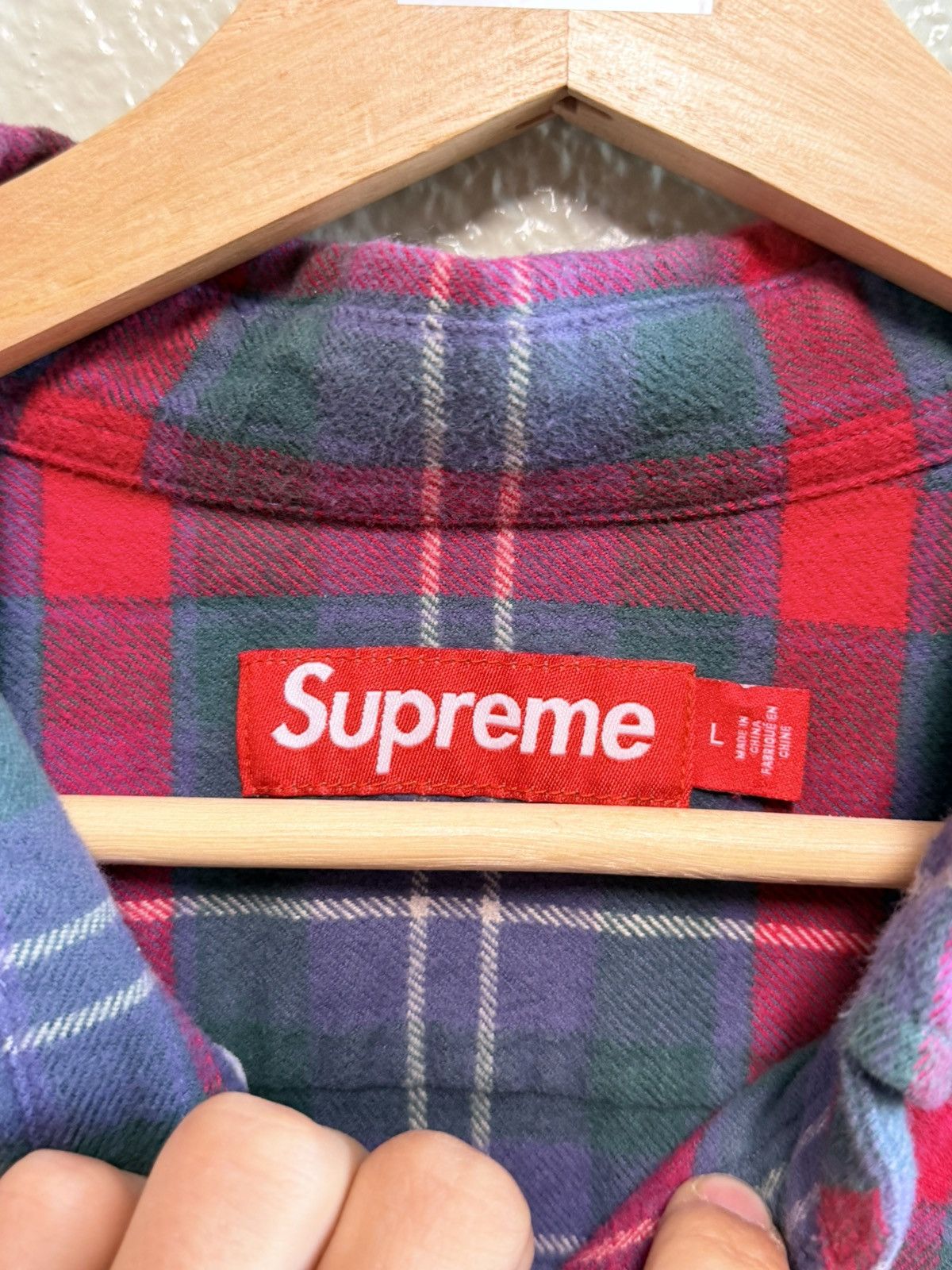 Supreme Supreme Plaid Longsleeve Button Up Size US L / EU 52-54 / 3 - 4 Thumbnail