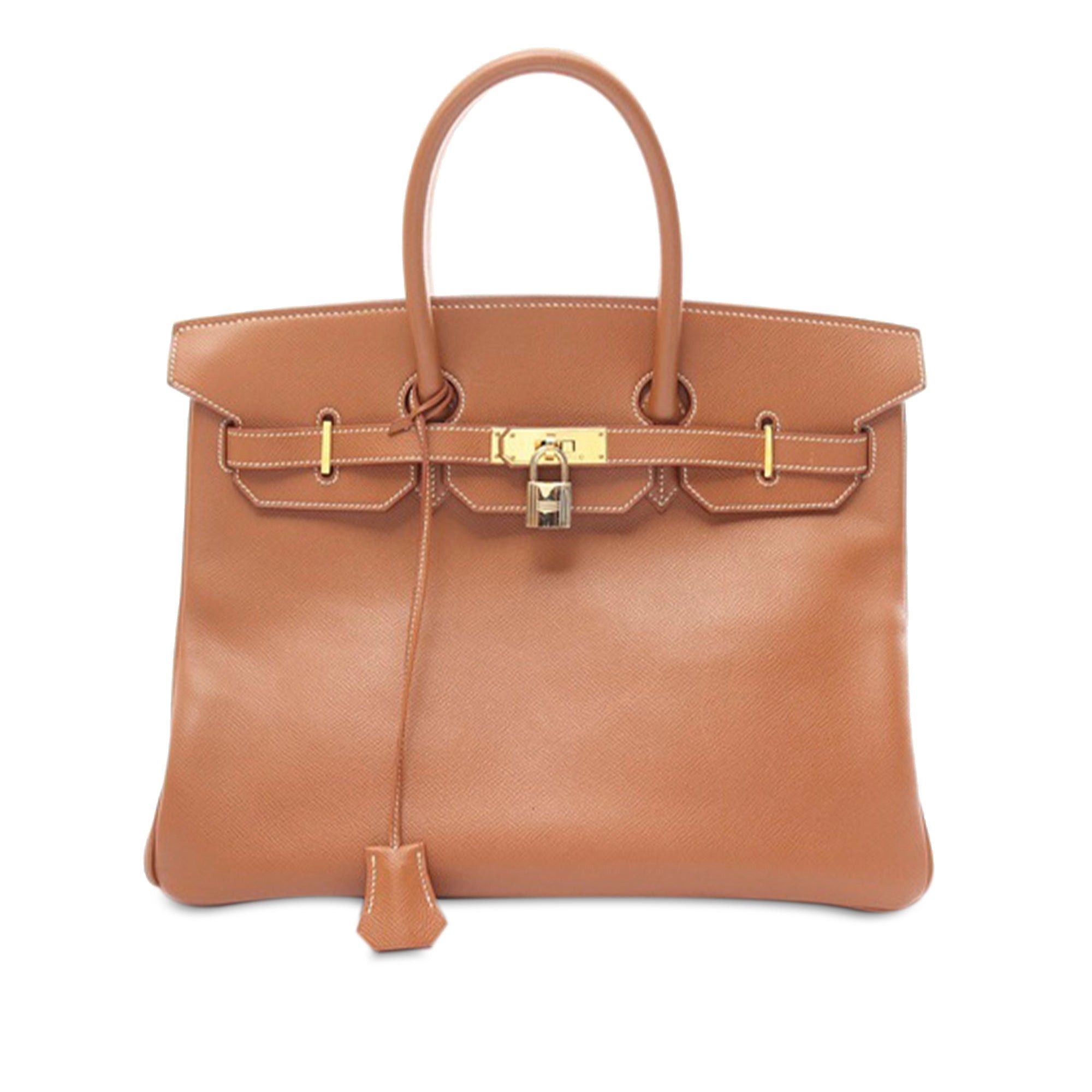 Hermes Hermès Courchevel Birkin Retourne 35 Brown Size ONE SIZE - 1 Thumbnail