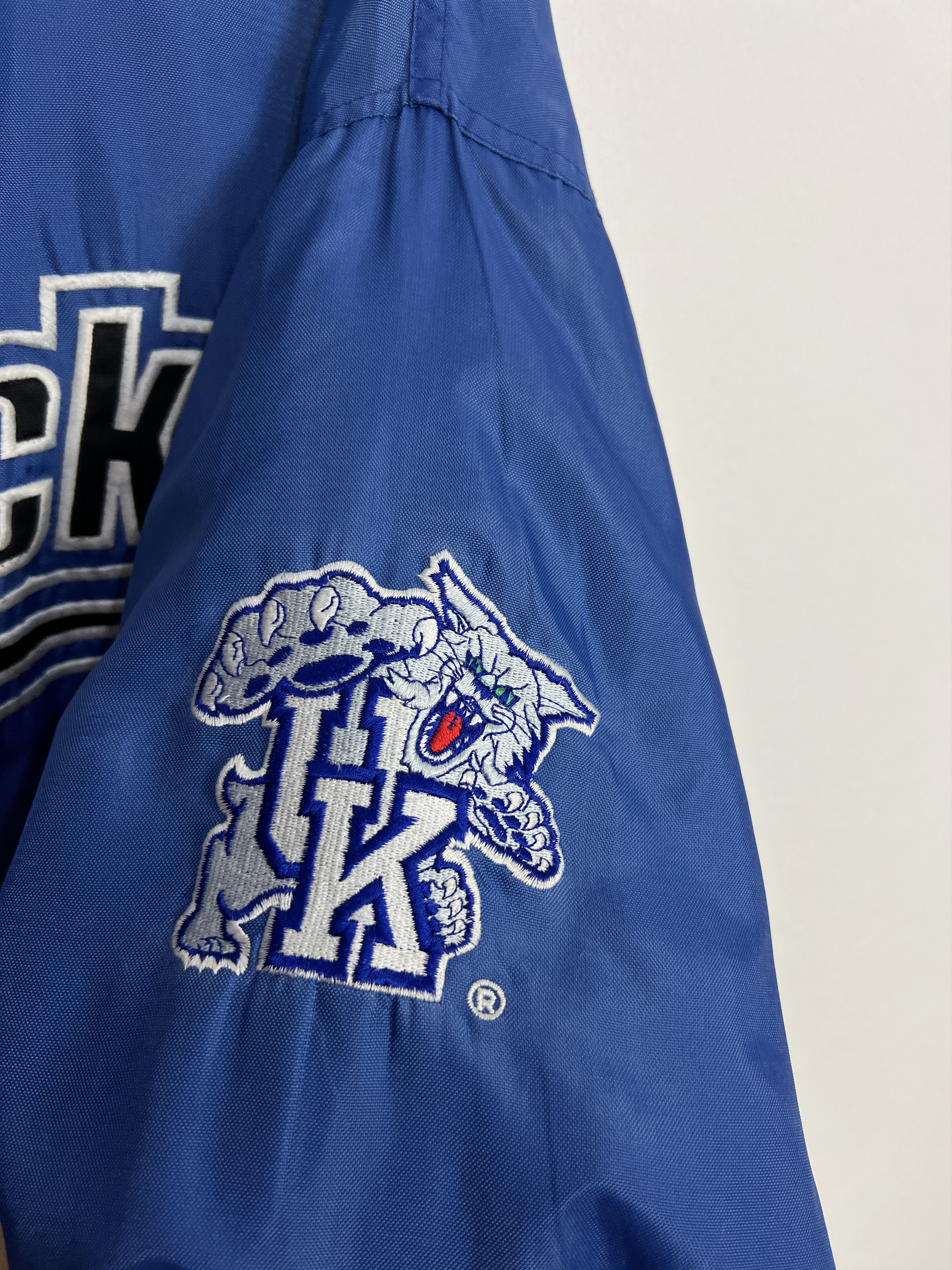 Starter Vintage Kentucky Wildcats Jacket Windbreaker Bomber NCAA Size US XXL / EU 58 / 5 - 3 Thumbnail