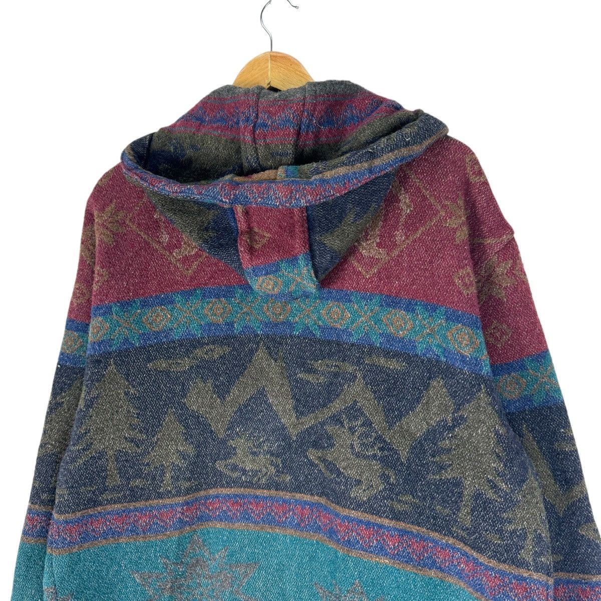 L.L. Bean ⚡️LL BEAN AZTEC NATIVE HOODIE ZIPPER JACKET Size US M / EU 48-50 / 2 - 5 Thumbnail